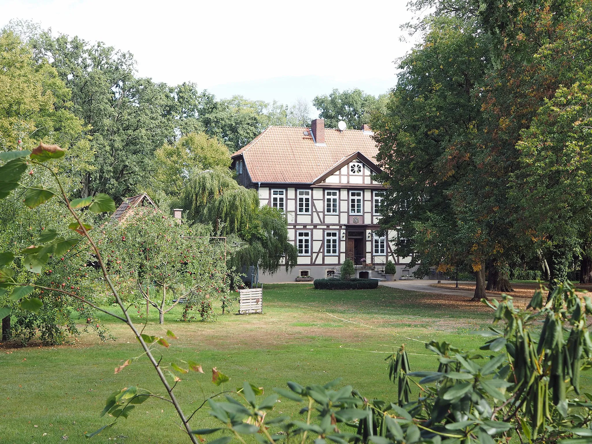 Photo showing: Herrenhaus Rittergut Hohne, in Hohne Gemeinde Lachendorf (Landkreis Celle)