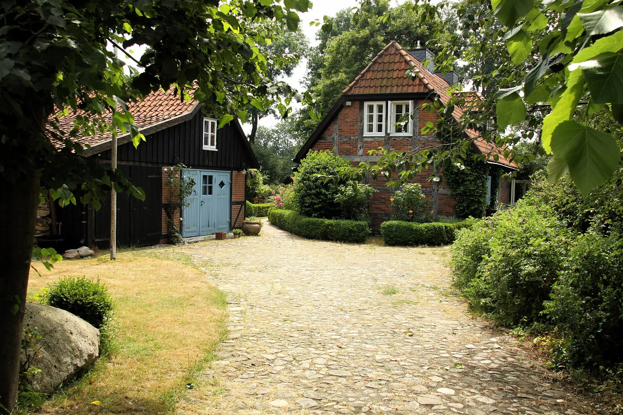 Photo showing: Fischerhude House in the village