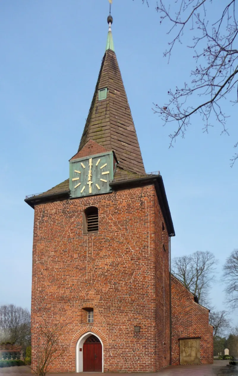 Photo showing: evang. church St. Johannes in Bremen-Arsten