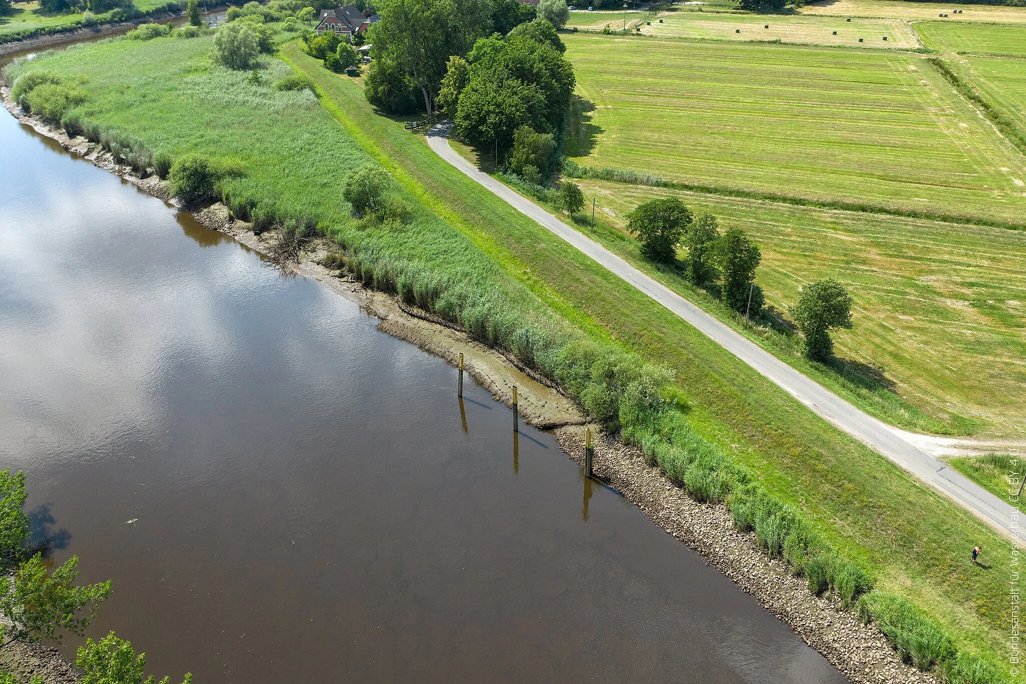 Photo showing: Blick auf die Versuchsstrecke