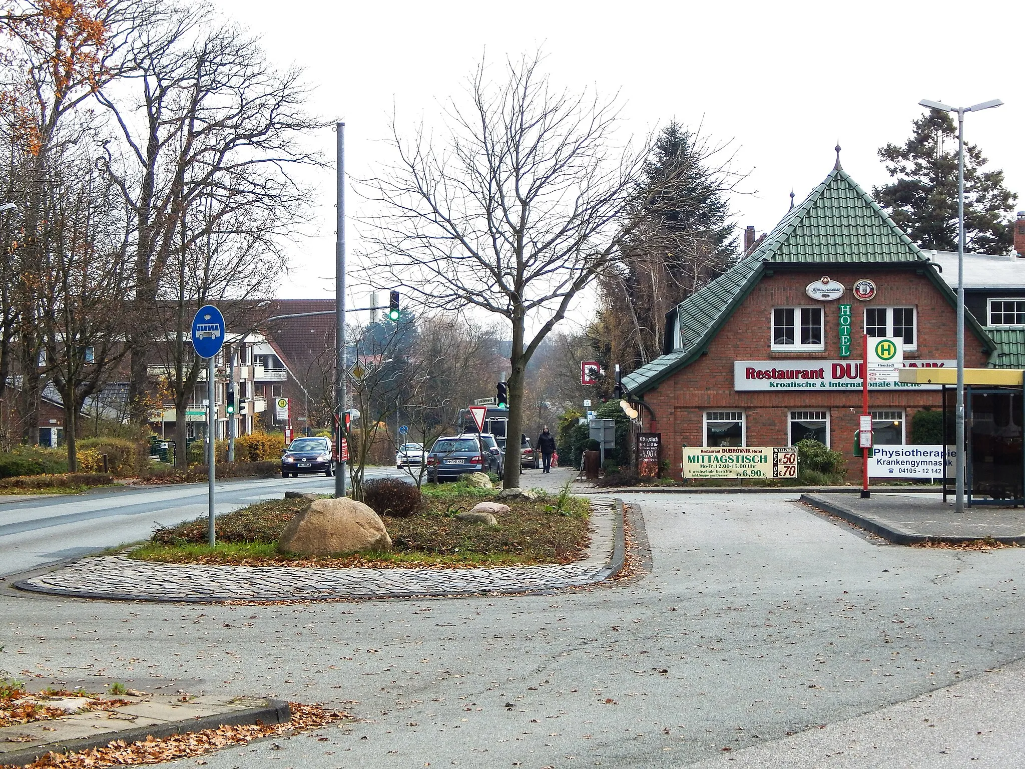 Photo showing: Fleestedt Ortsmitte