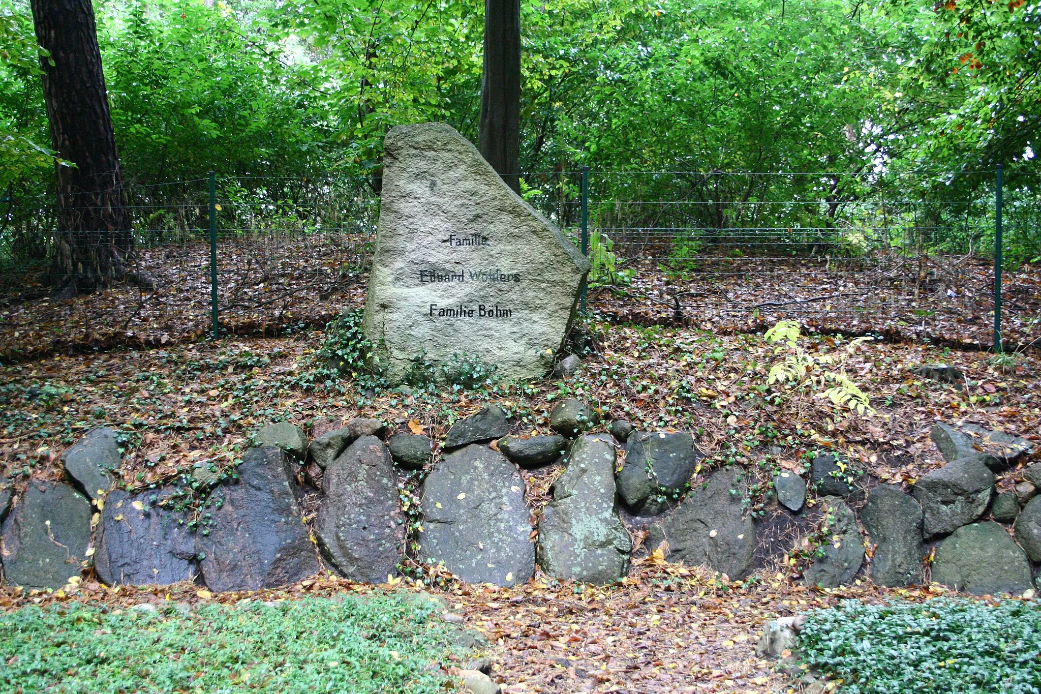 Photo showing: Erbbegräbnisstätte in Bexhövede