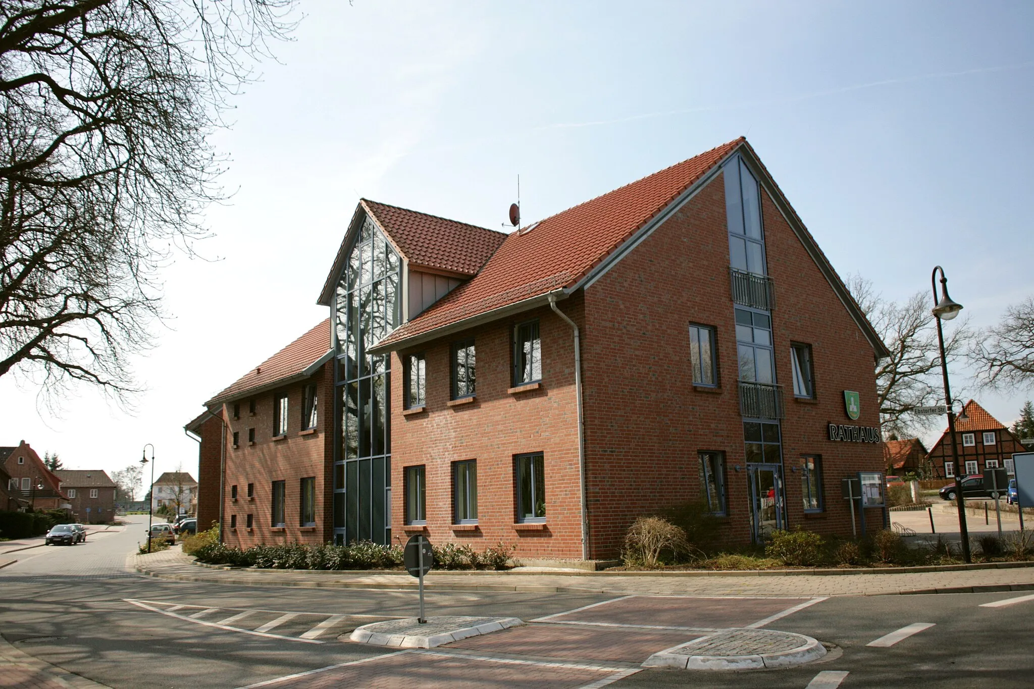 Photo showing: Rathaus an der Ebstorfer Straße in Bienenbüttel