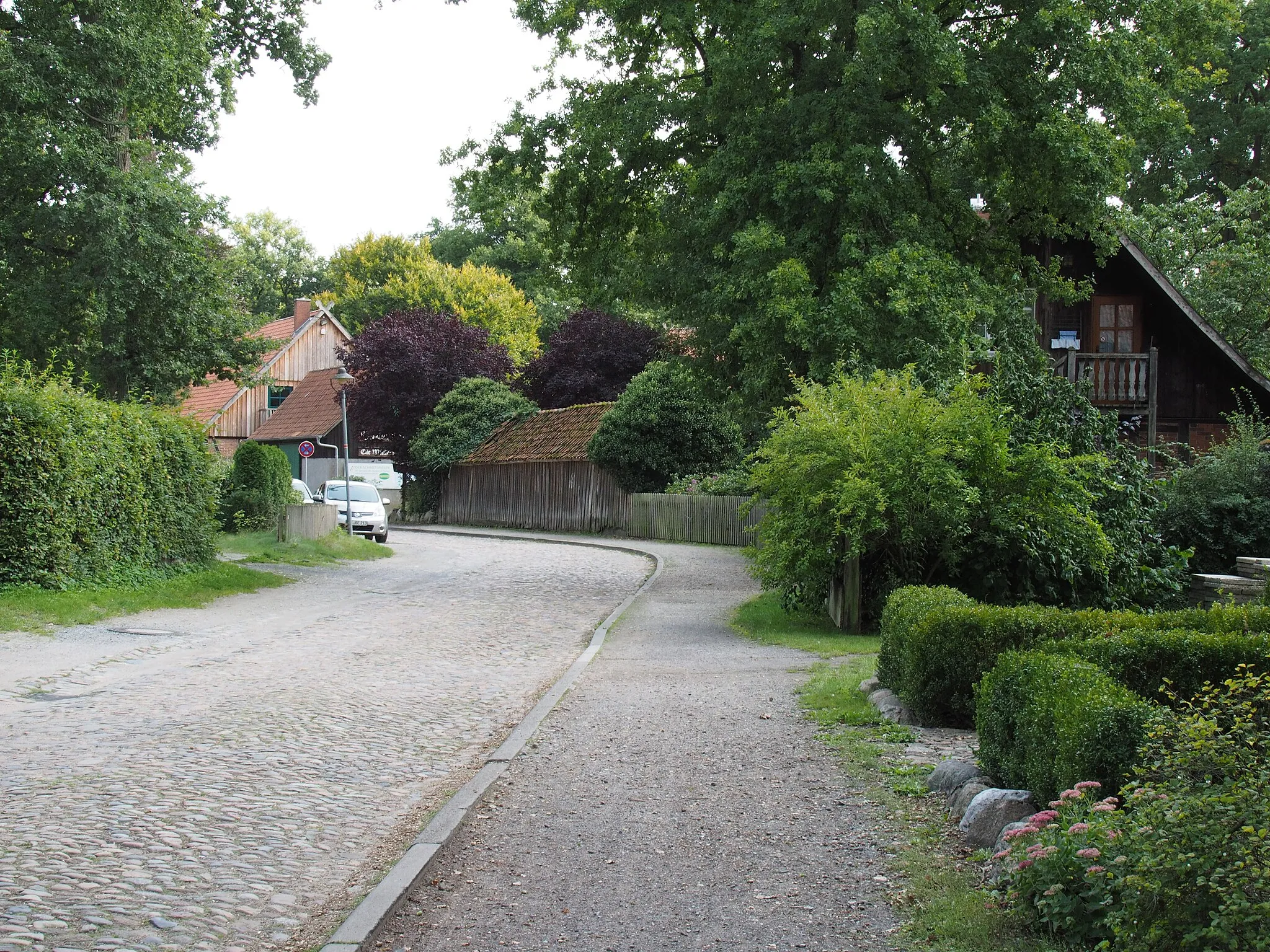 Photo showing: Alte Dorfstraße in Müden (Örtze)