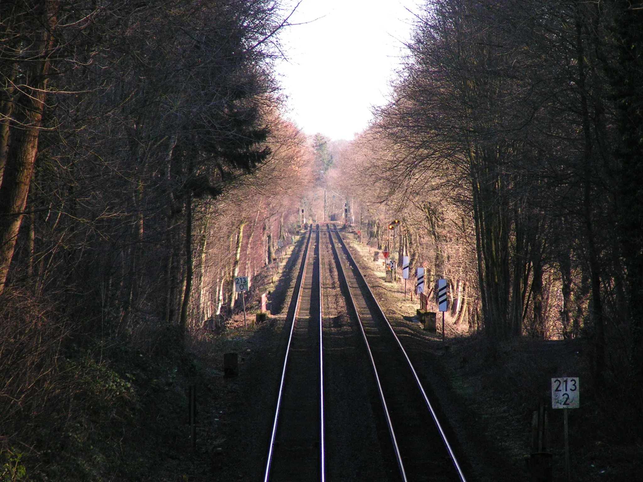 Photo showing: Eisenbahnlinie Hamburg-Cuxhaven [2008/01]