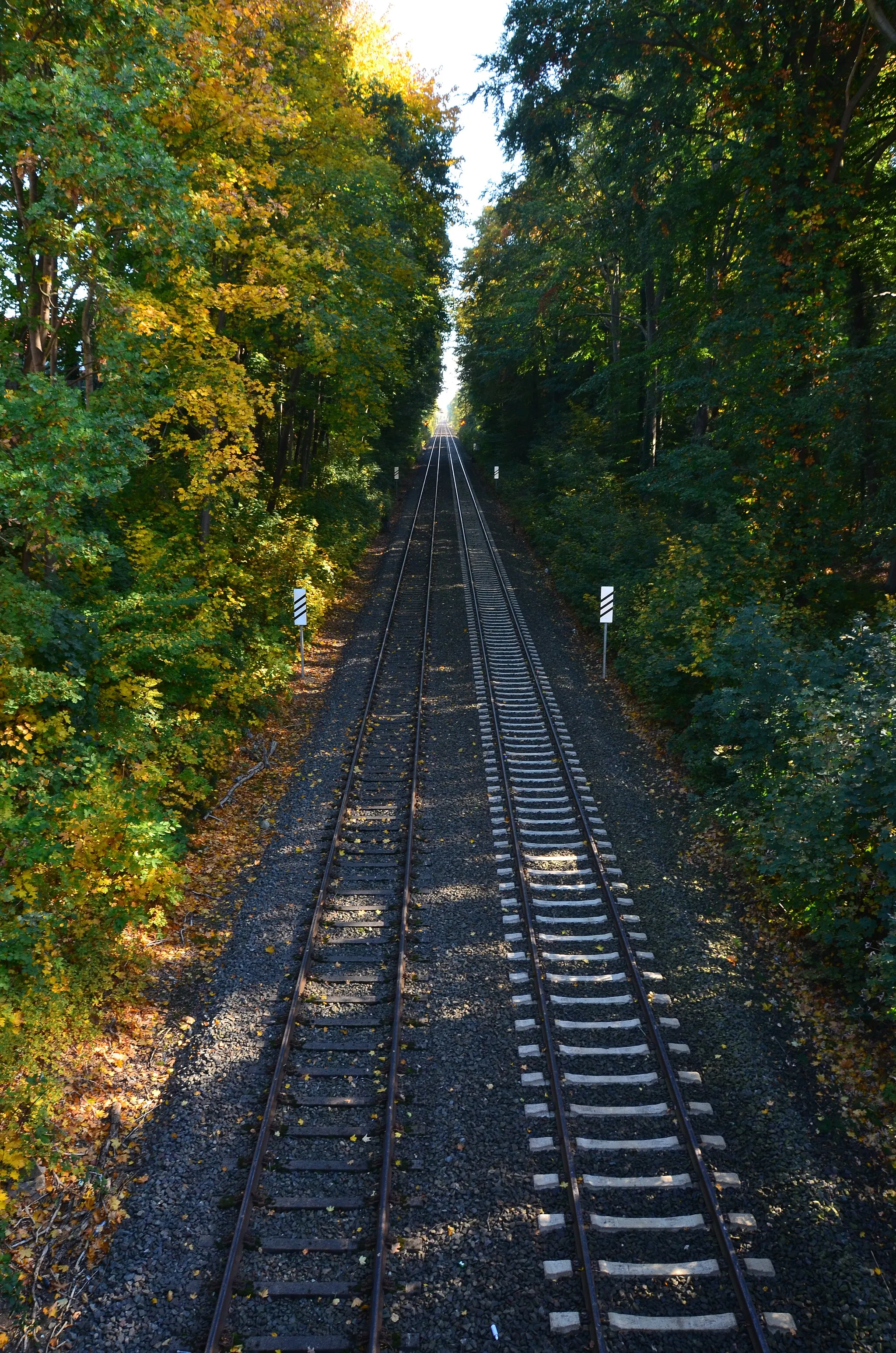 Photo showing: Die Strecke der Niederelbebahn in Stade