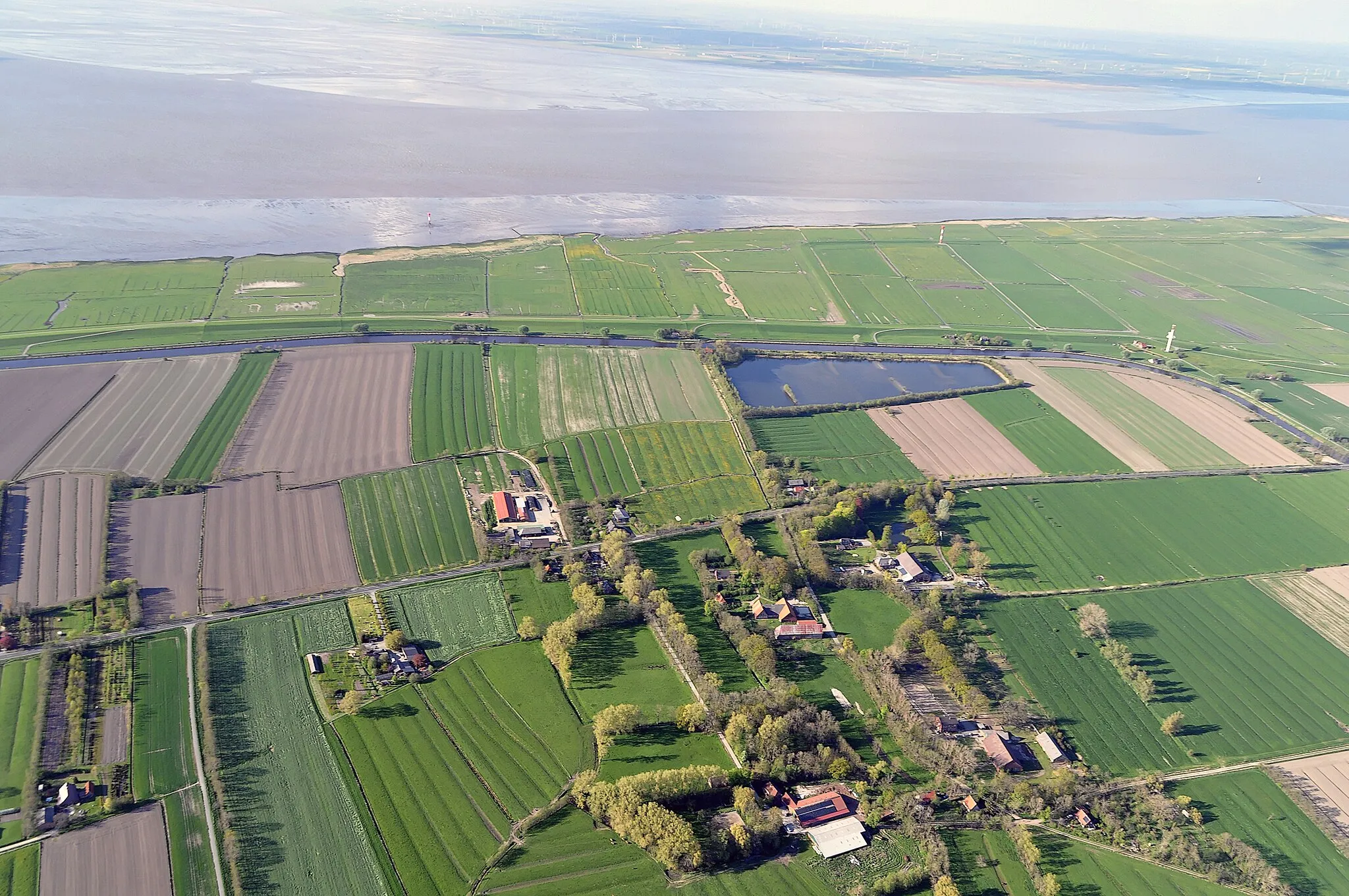 Photo showing: Luftbilder von der Nordseeküste 2012-05