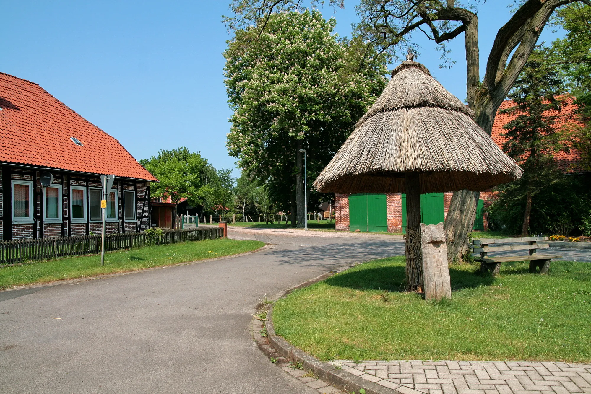 Photo showing: Ortsbild in Wulfelade (Neustadt a.Rbg.), Niedersachsen, Deutschland