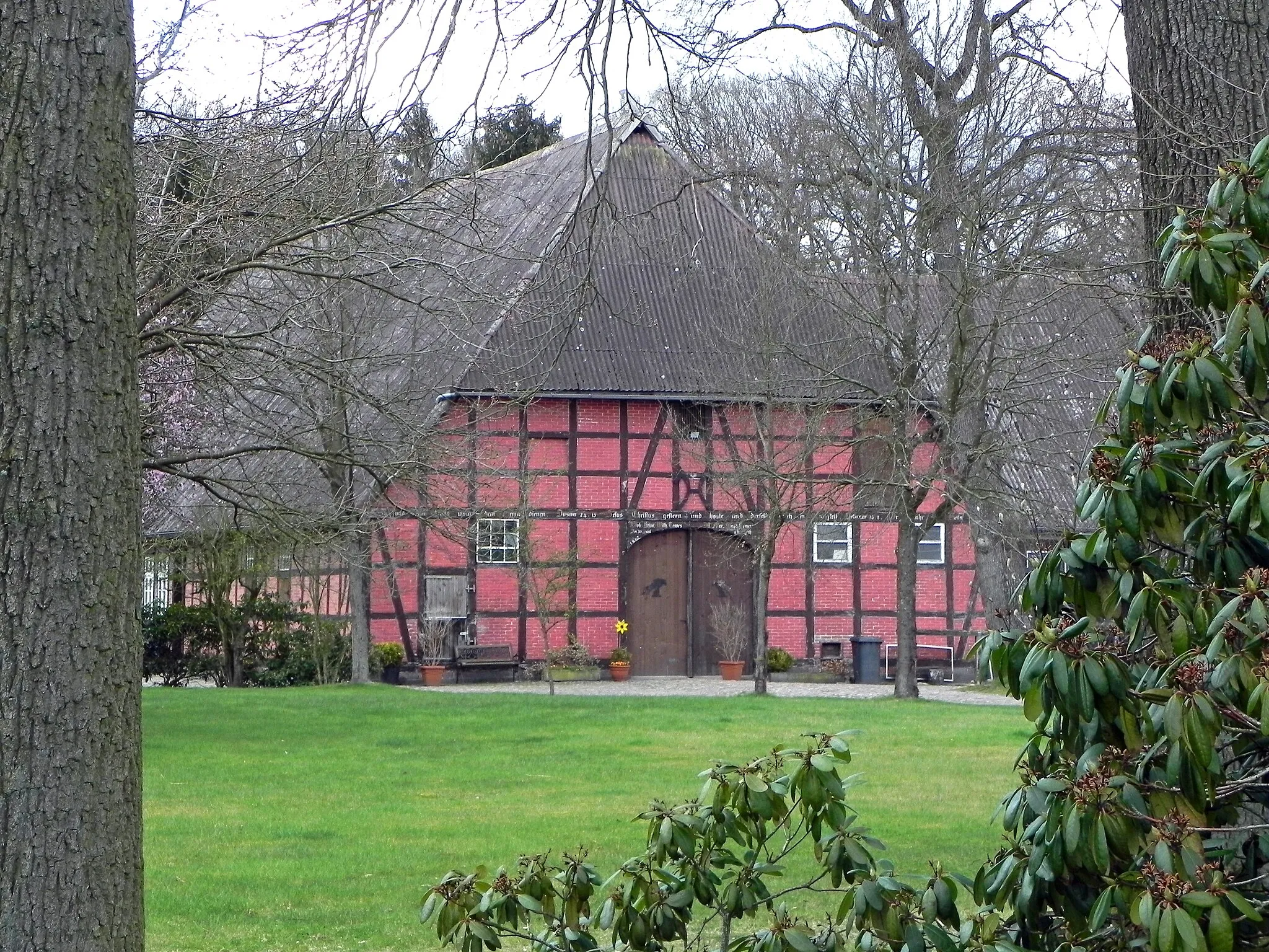 Photo showing: Fachwerk-Bauernhaus in Schmarbeck, Niedersachsen, Germany