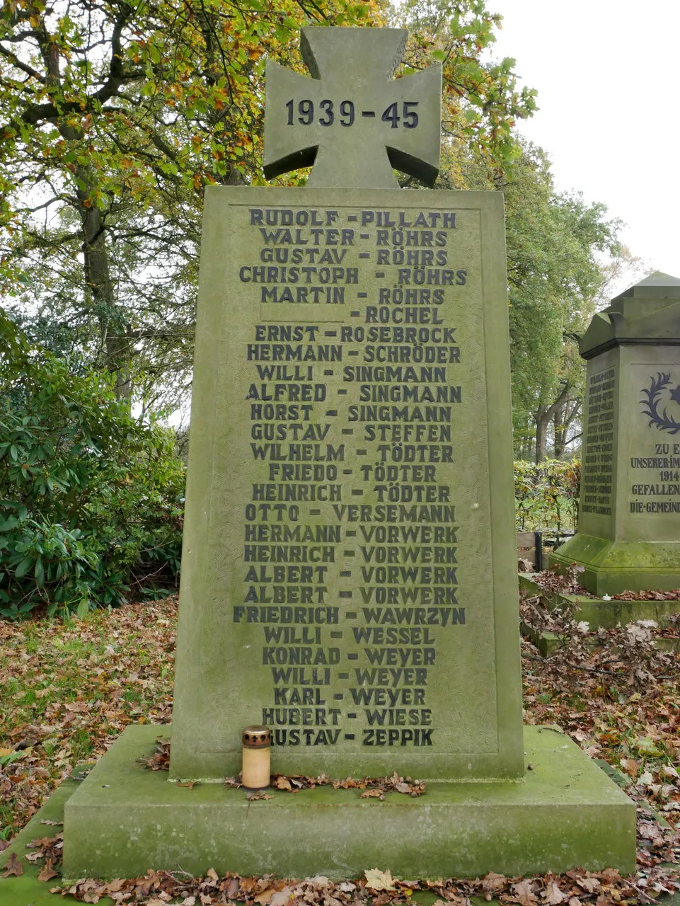 Photo showing: War memorial in Langeloh, Schneverdingen