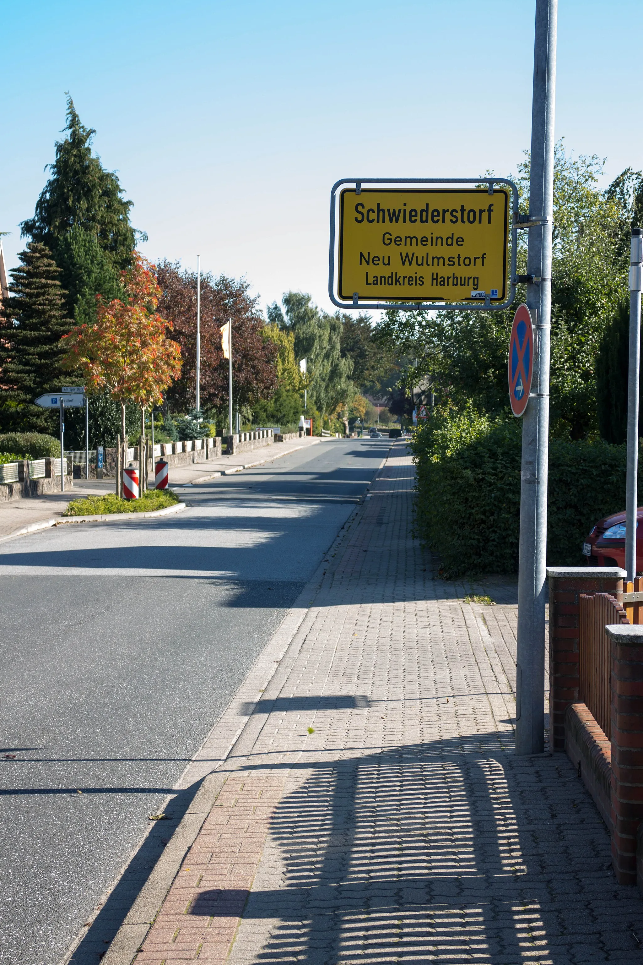 Photo showing: Ortsübergang von Elstorf nach Schwiederstorf am Schwarzenberg