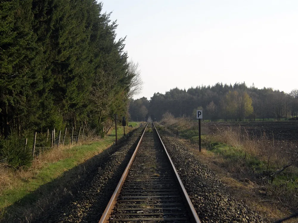 Photo showing: Schienen bei der Ortschaft Barchel