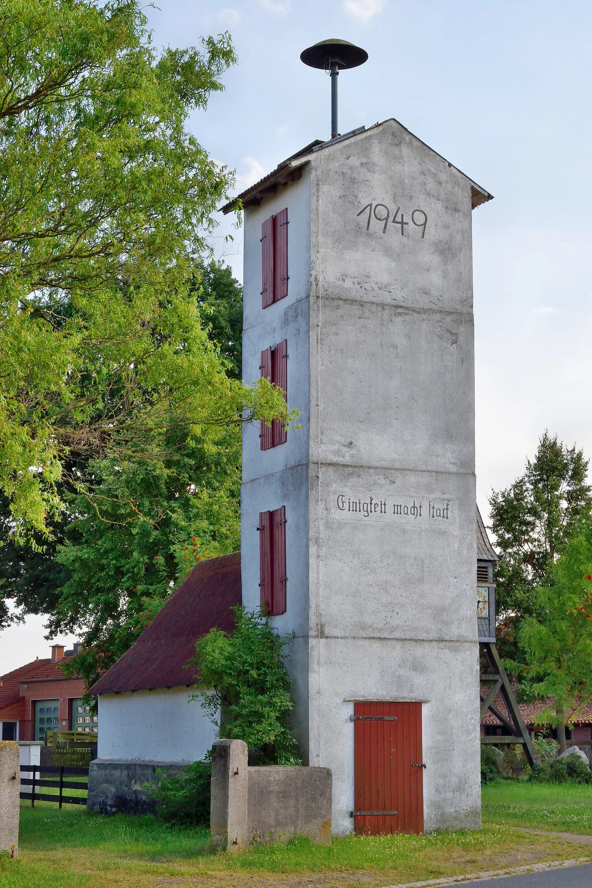 Photo showing: Hose tower in Lehrte-Kolshorn