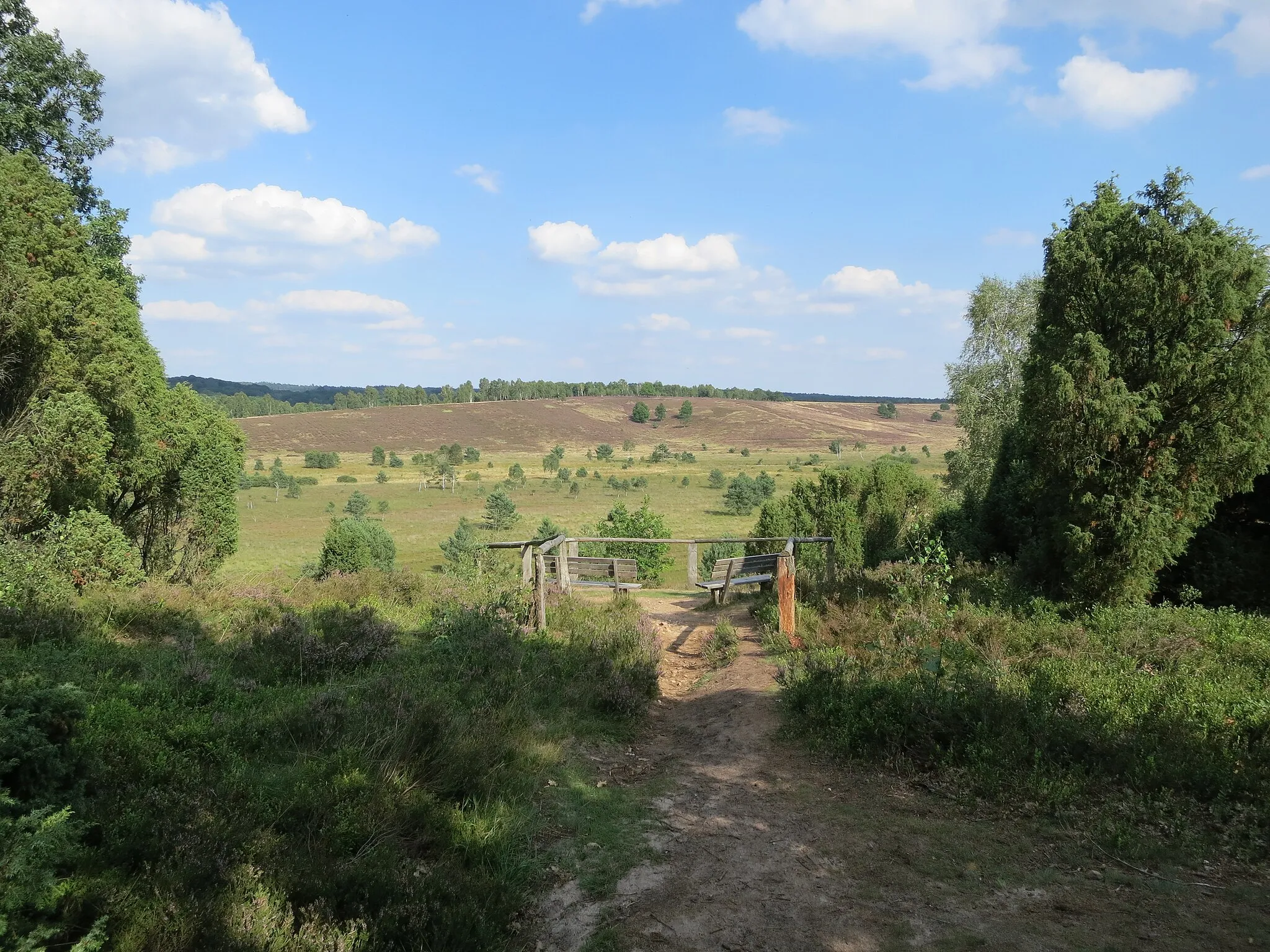 Photo showing: Ausblick vom Wümmeberg nach Osten über das Wümmetal auf das Suhorn