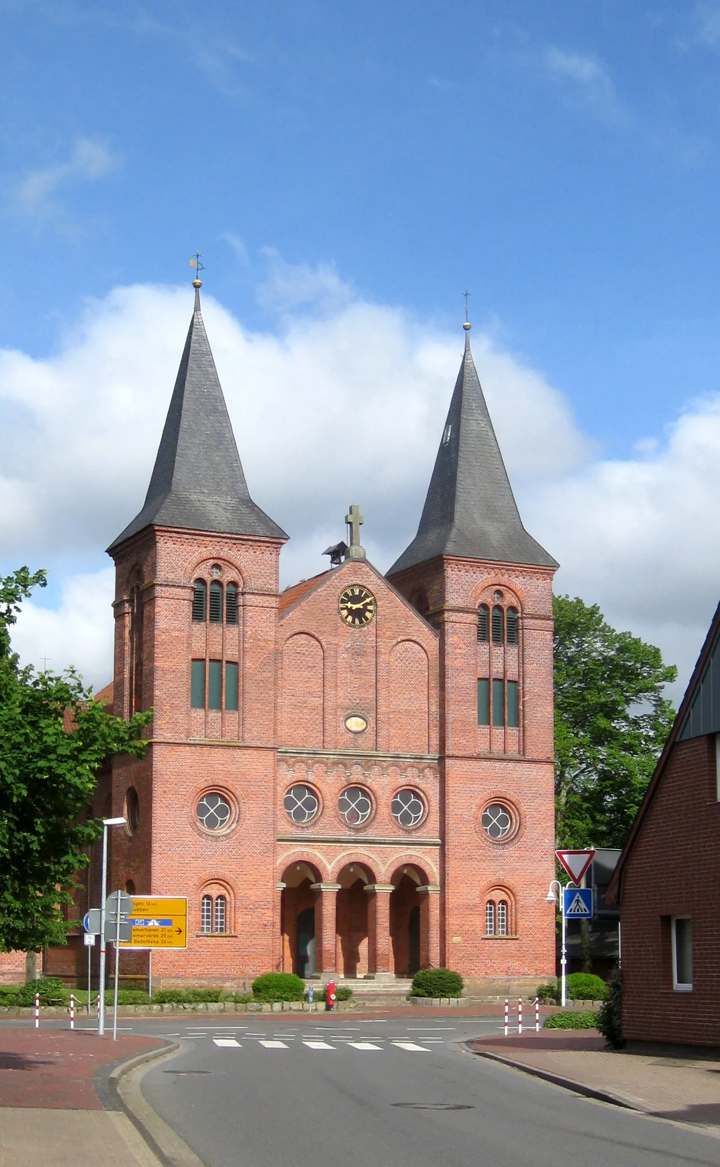 Photo showing: Fabian und Sebastian-Kirche in Beverstedt