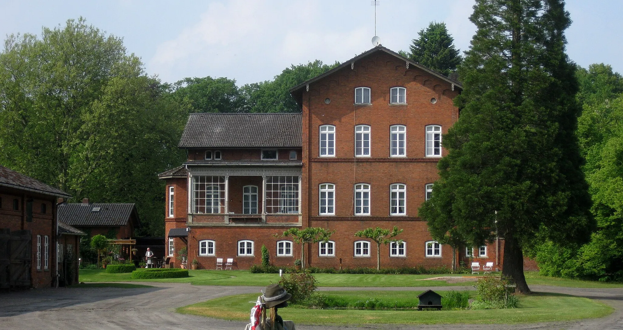Photo showing: Gutshaus Von der Hellen in Beverstedt-Wellen, Nasse Straße 14