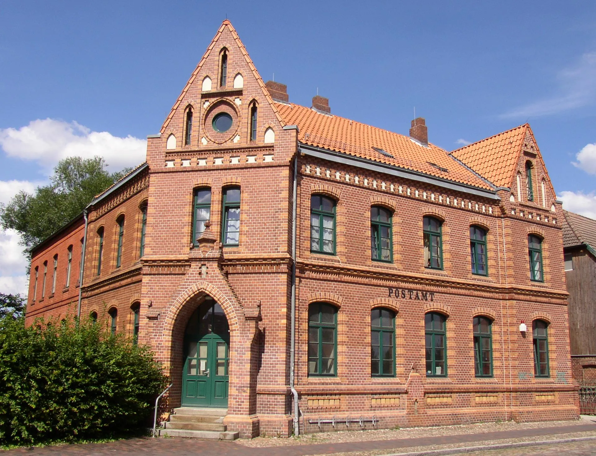 Photo showing: Former post office in Boizenburg in Mecklenburg-Western Pomerania, Germany