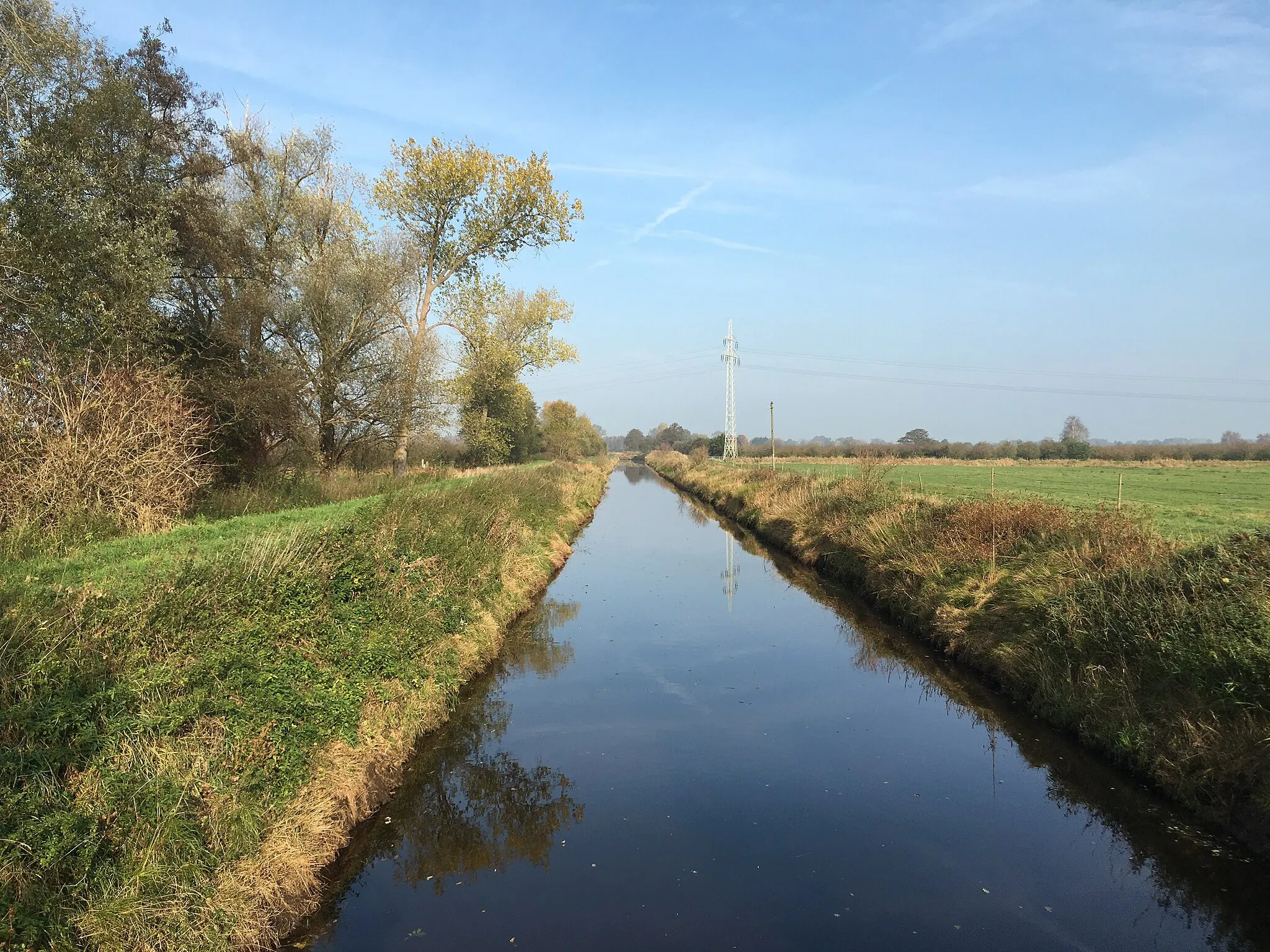 Photo showing: de Borgbeekkanaal twüschen Bredenwisch un Engelschopp