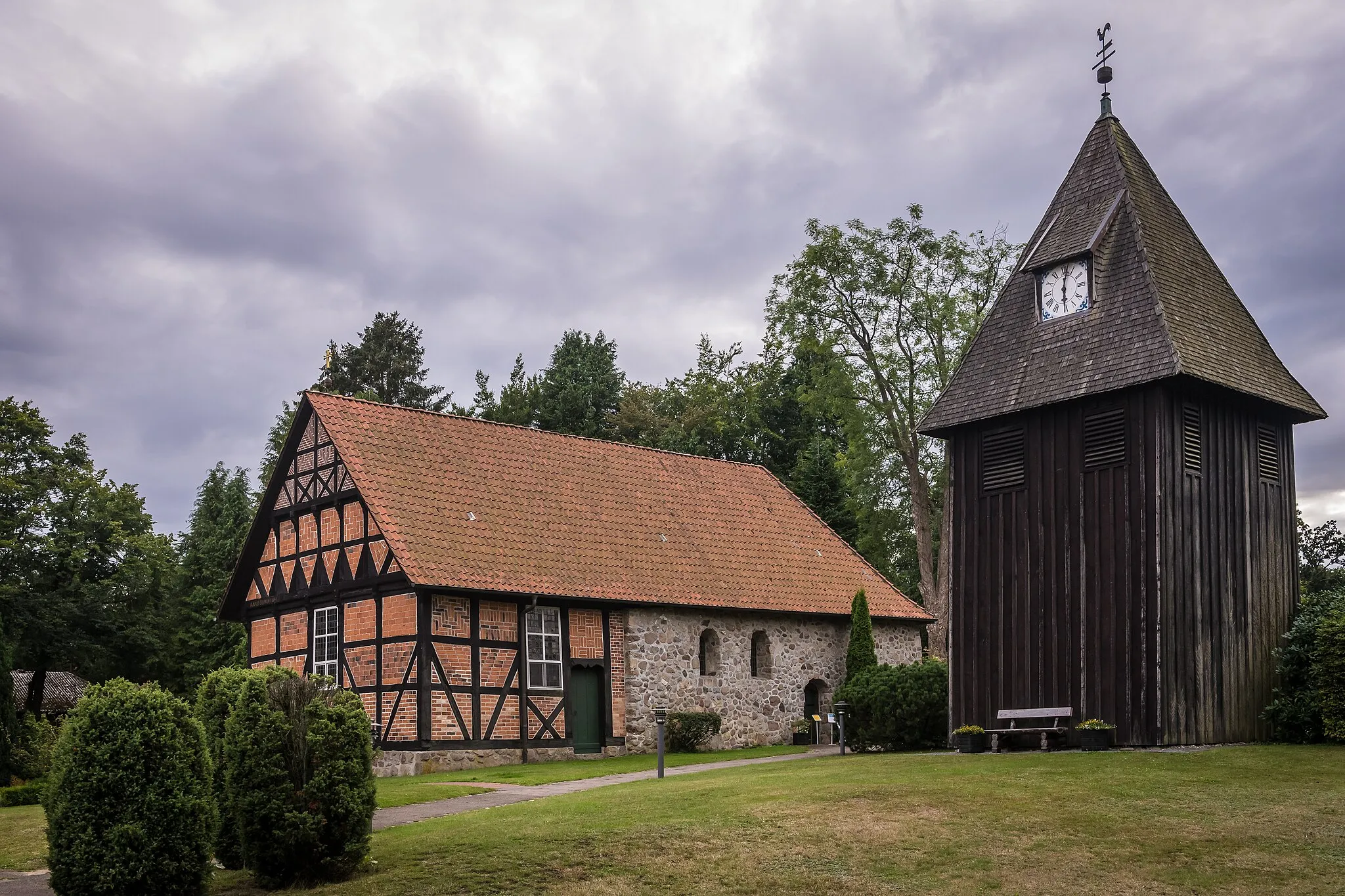 Photo showing: Undeloh, Heidekirche St. Magdalenen