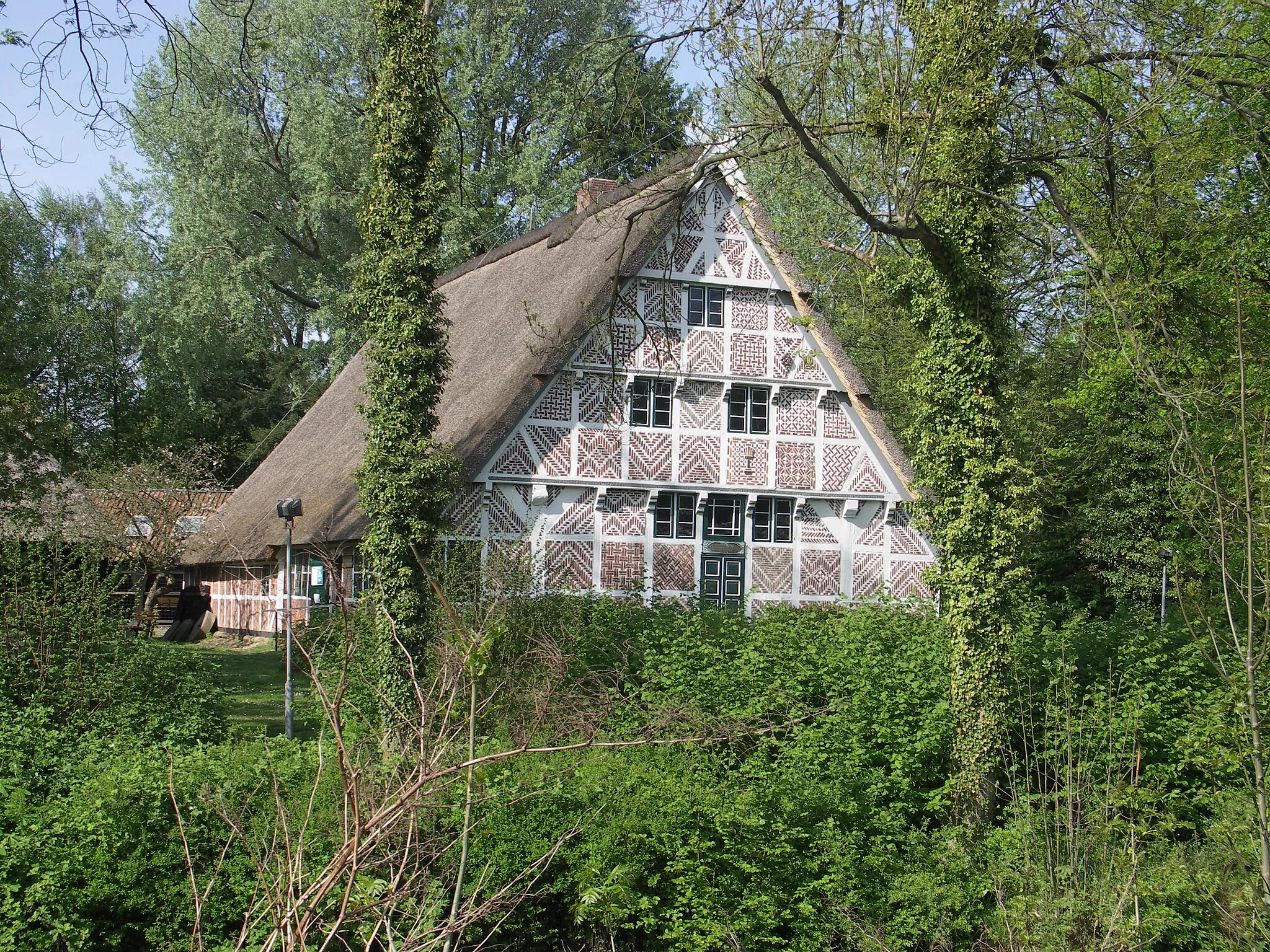 Photo showing: Altländerhaus im Freilichtmuseum auf der Insel in Stade