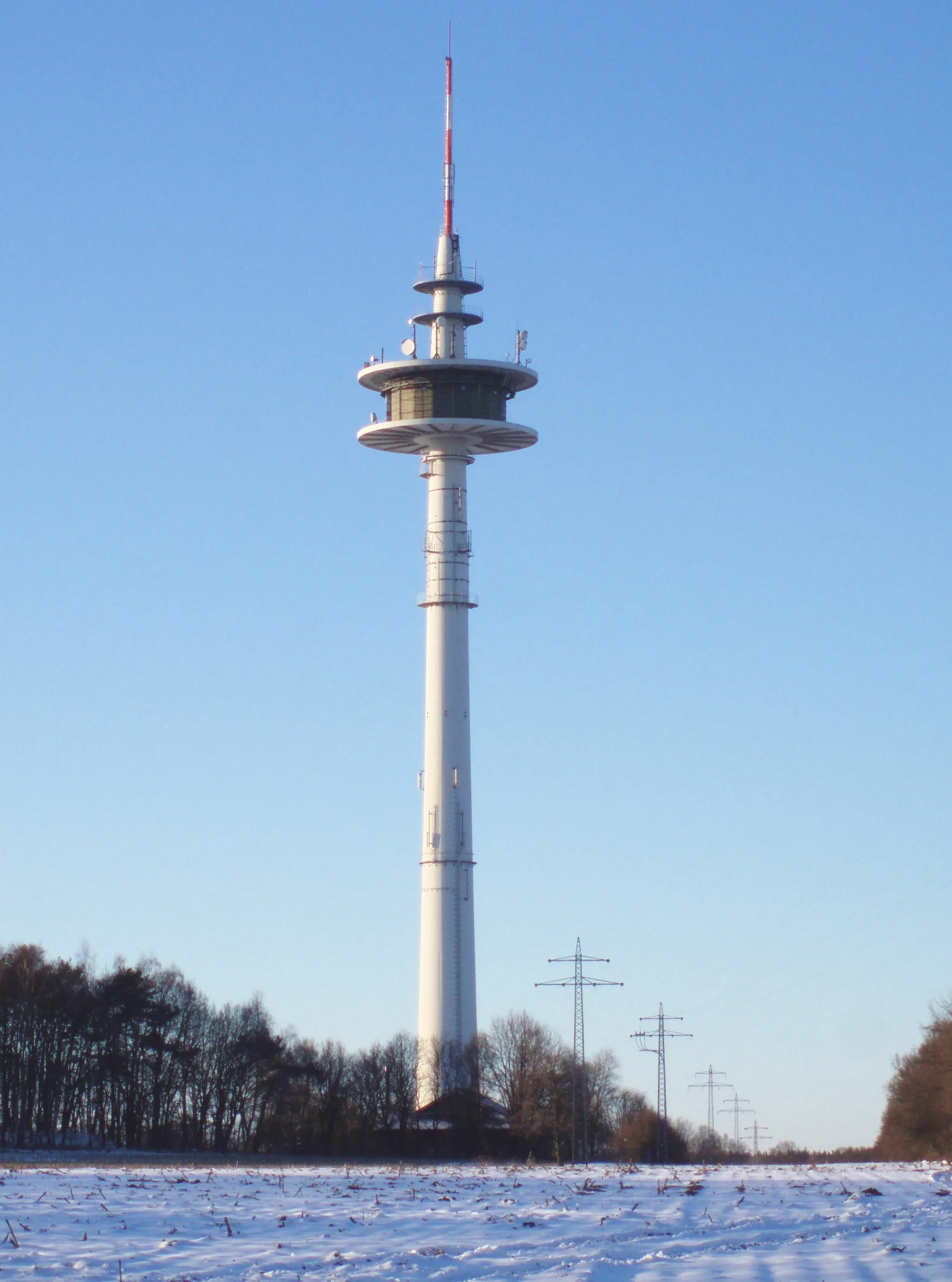 Photo showing: The T-Systems tower in Stade-Haddorf.