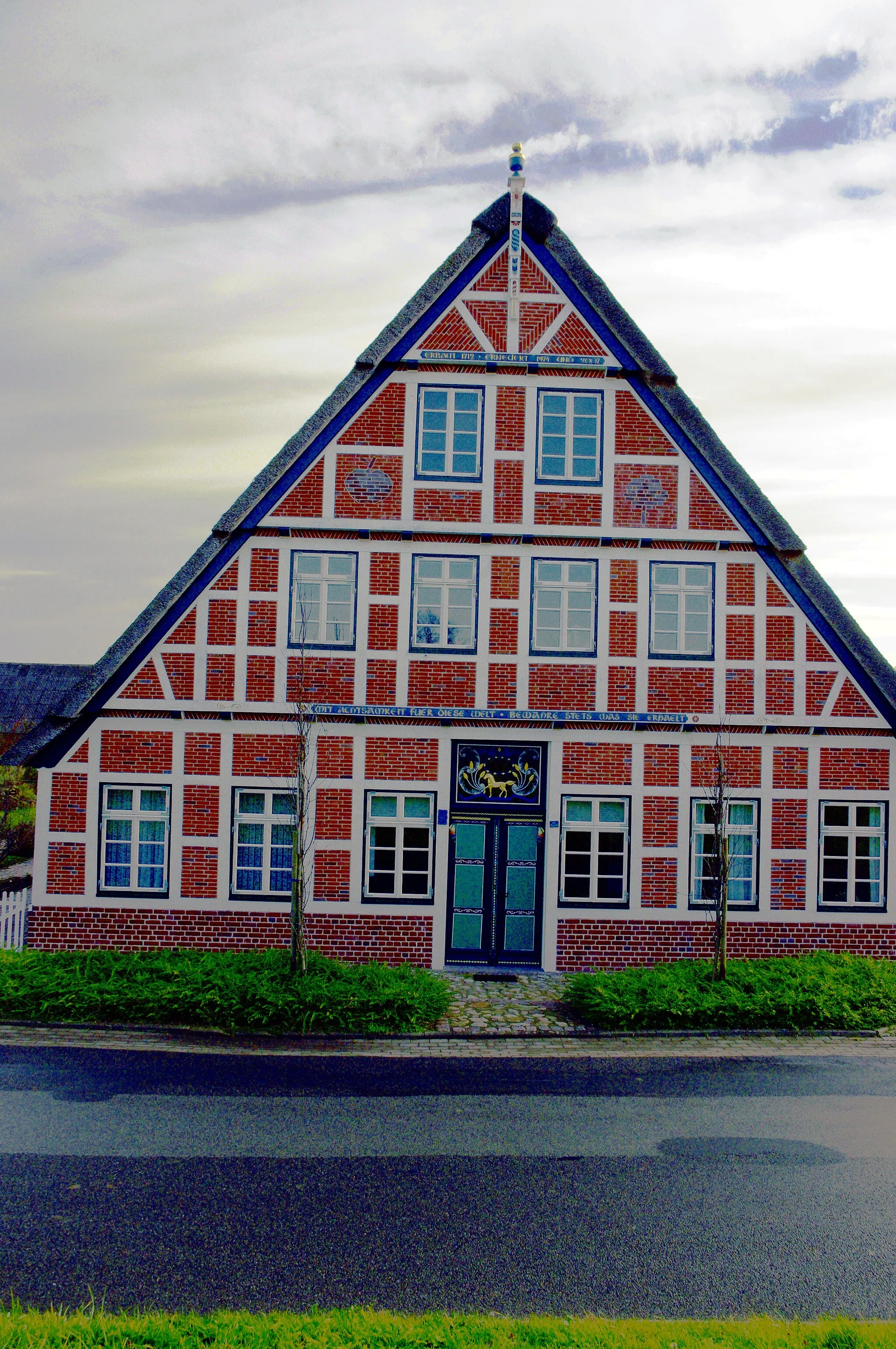 Photo showing: Fachwerkhaus in Klein-Hove, Jork
