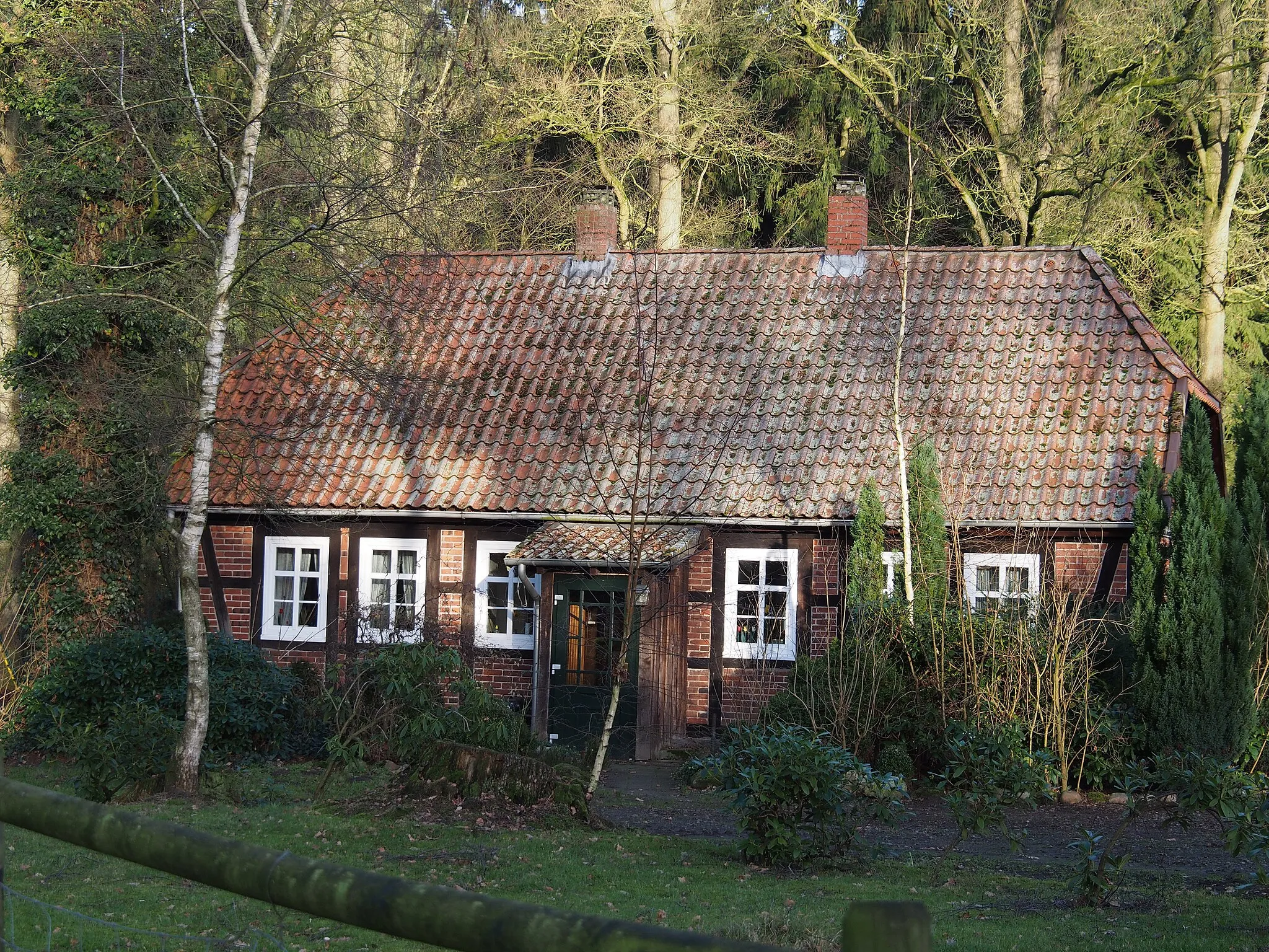 Photo showing: Bauernhaus von 1835 in Hermannsburg OT. Barmbostel, Niedersachsen
