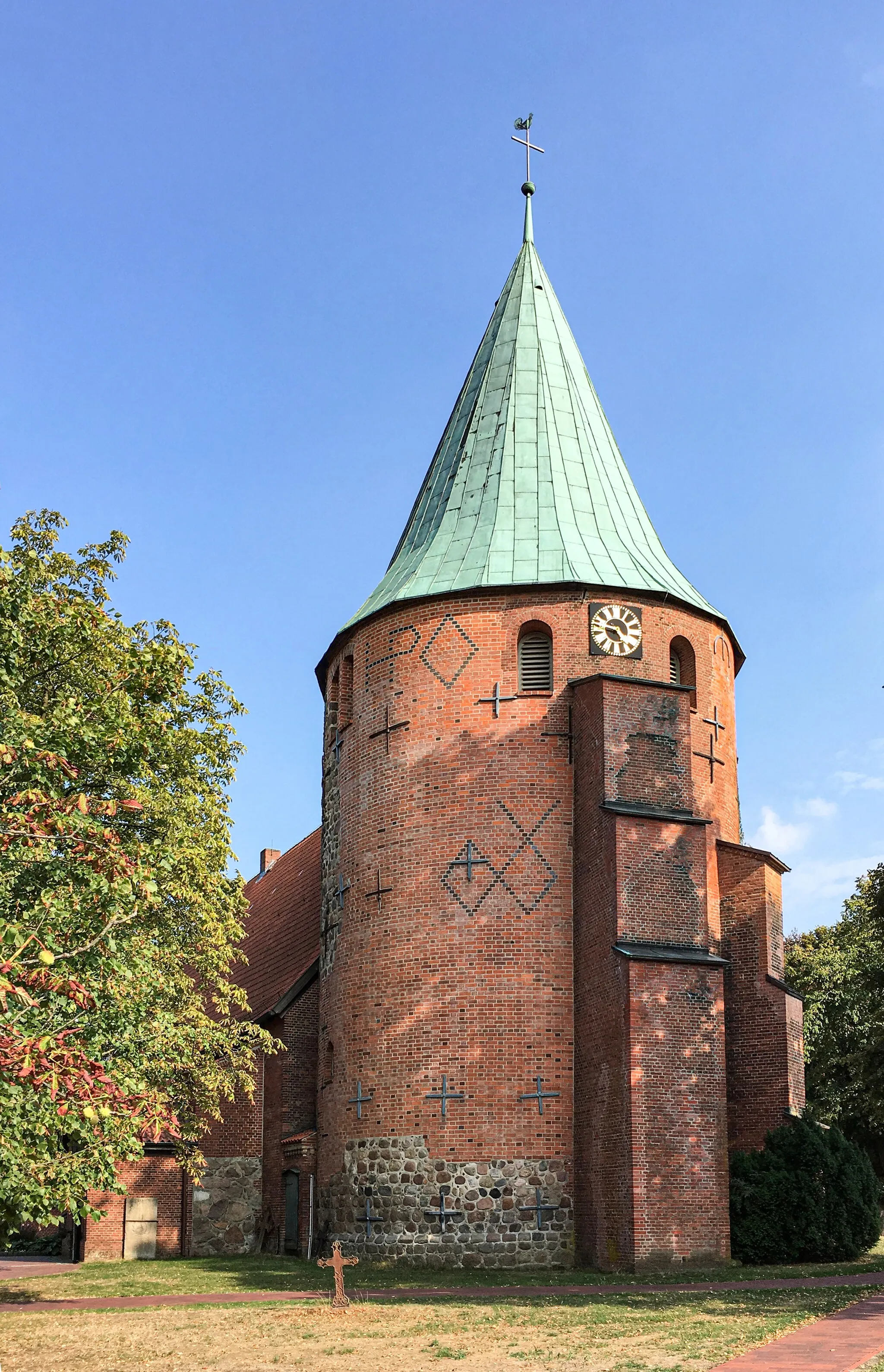 Photo showing: St. Johannis Salzhausen - Turm
