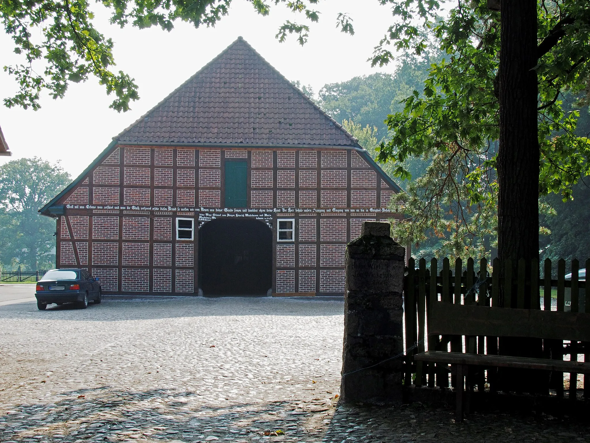 Photo showing: Bauernhof "Leverenzhof" in Meinholz Gemeinde Wietzendorf, Heidekreis