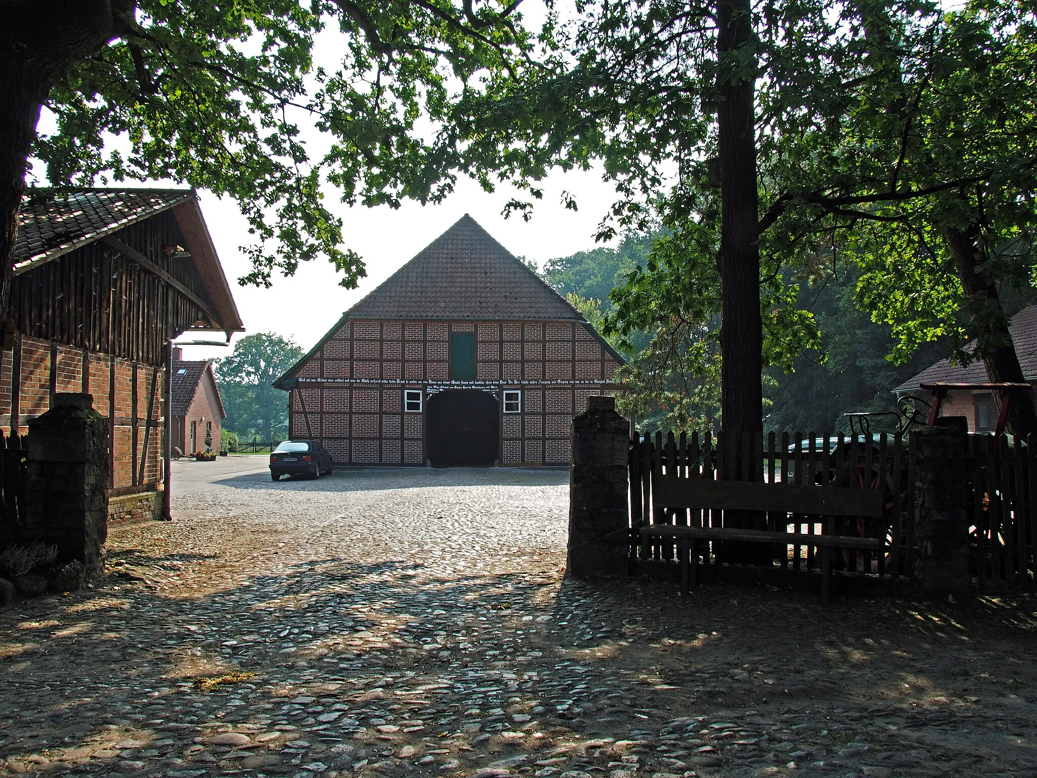 Photo showing: Bauernhof "Leverenzhof" in Meinholz Gemeinde Wietzendorf, Heidekreis