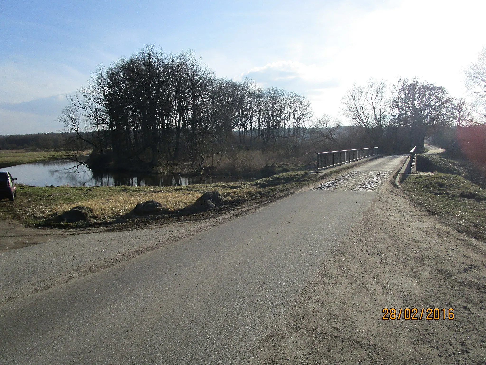 Photo showing: Tollensebrücke an der Burg Osten