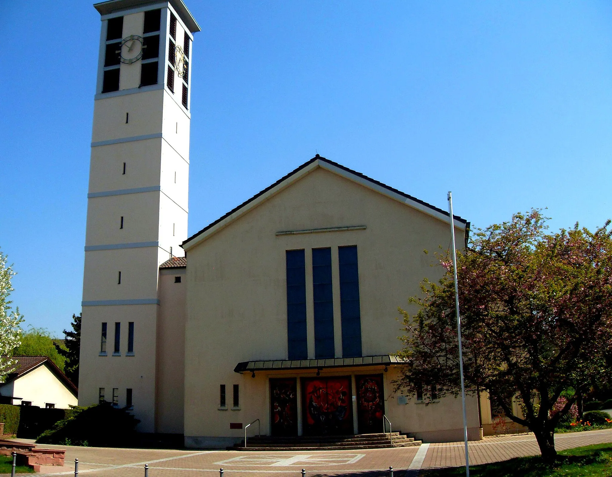 Photo showing: Weinheim - St. Marien Kirche