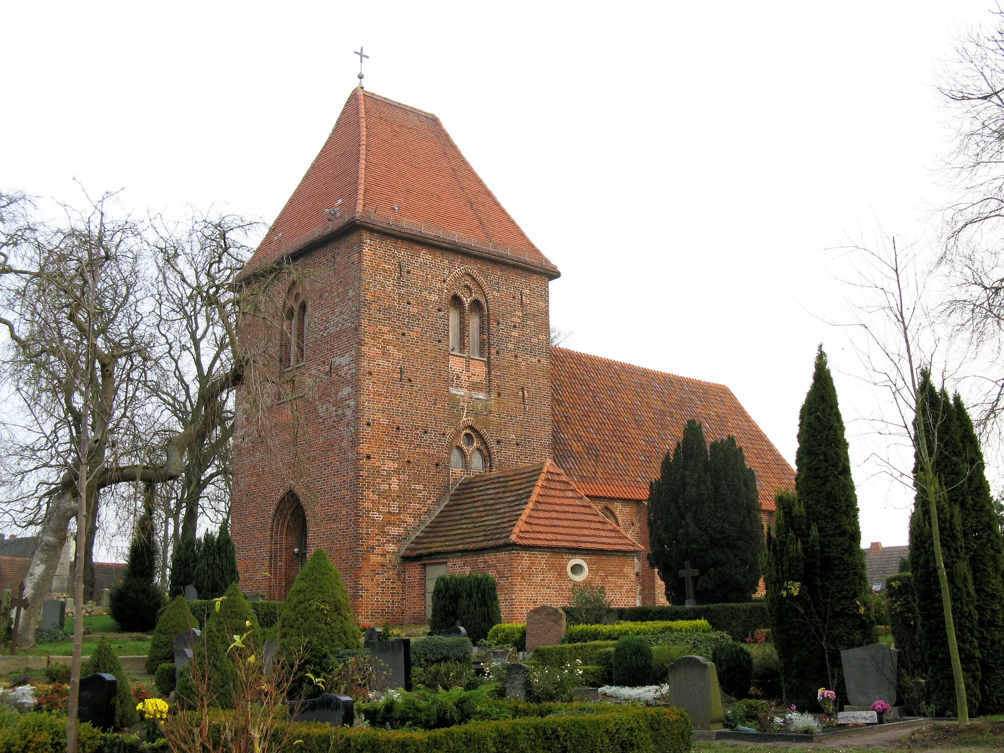 Photo showing: Church in Groß Brütz, district Nordwestmecklenburg, Mecklenburg-Vorpommern, Germany