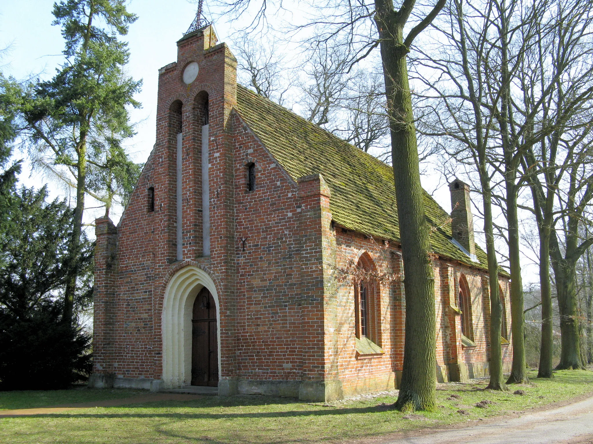 Photo showing: Church in Kraak, district Ludwigslust, Mecklenburg-Vorpommern, Germany