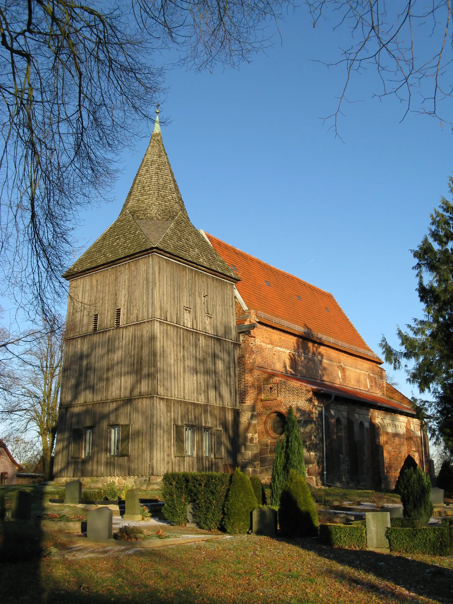 Photo showing: Church in Groß Salitz, district Nordwestmecklenburg, Mecklenburg-Vorpommern, Germany