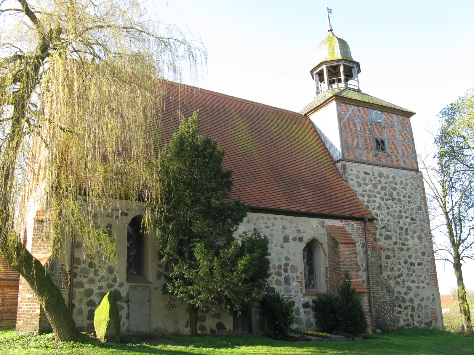 Photo showing: Church in Herzberg, district Ludwigslust-Parchim, Mecklenburg-Vorpommern, Germany