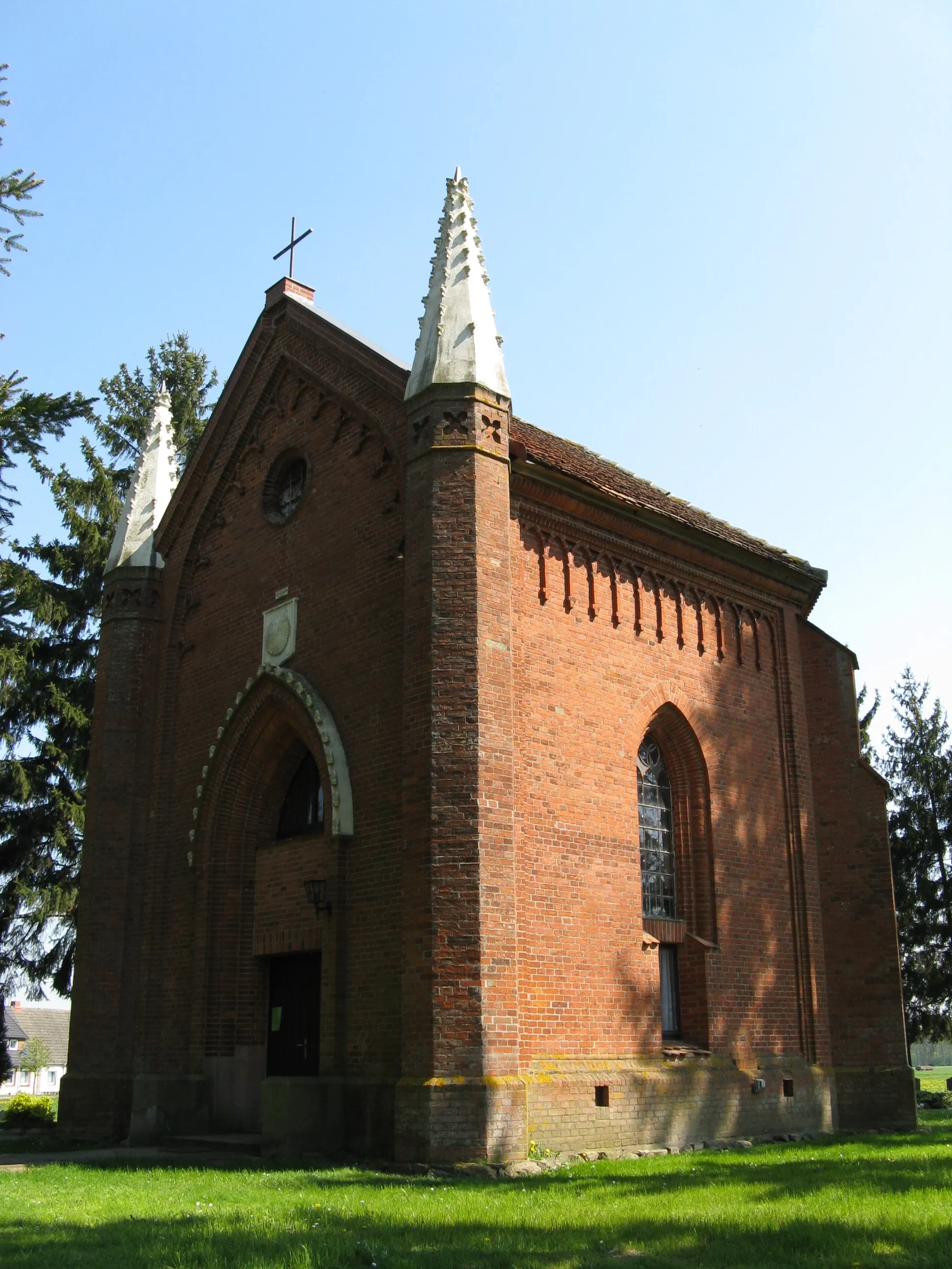 Photo showing: Church in Klein Niendorf, Mecklenburg, Germany