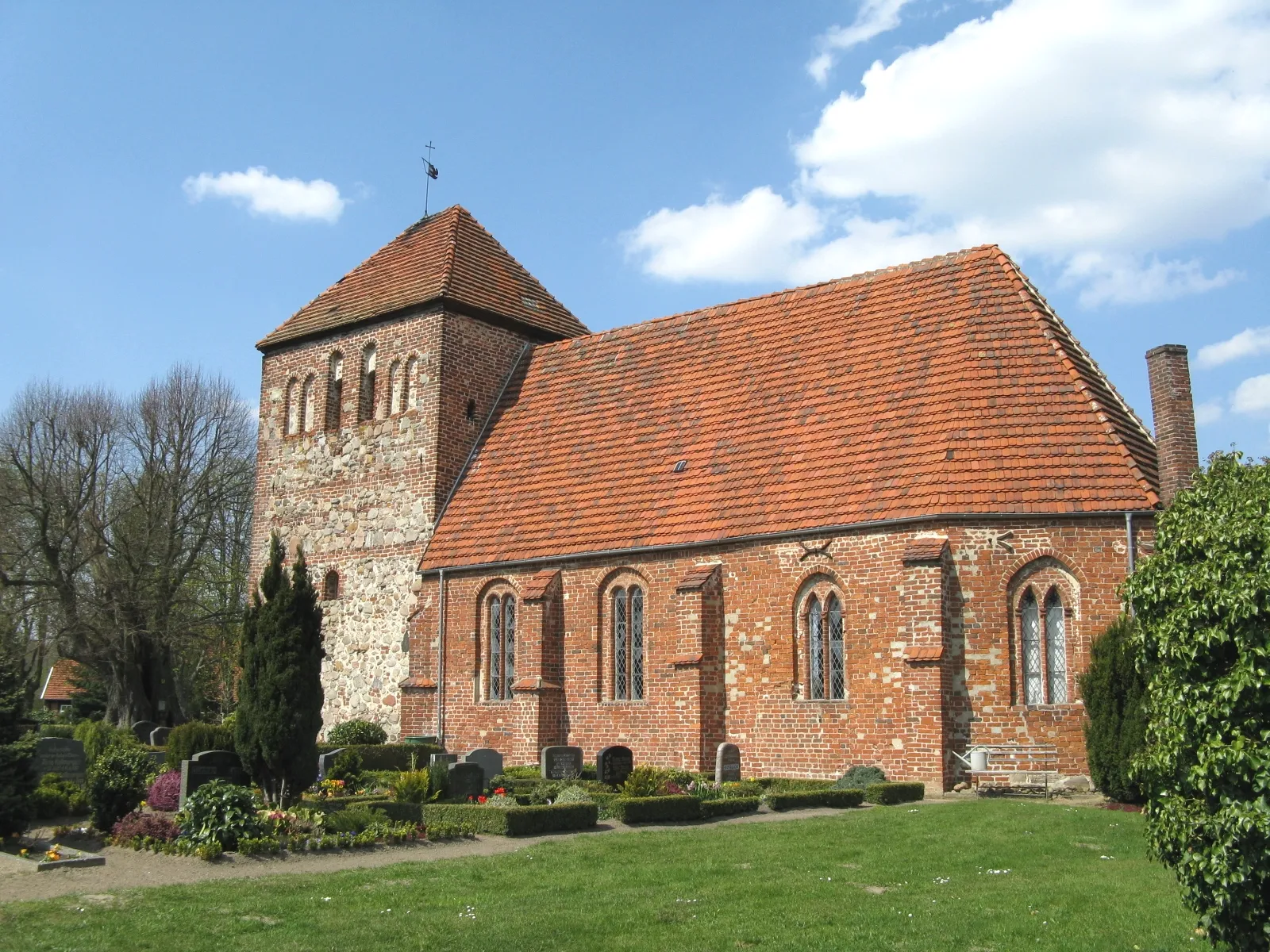 Photo showing: Church in Slate, Mecklenburg-Vorpommern, Germany