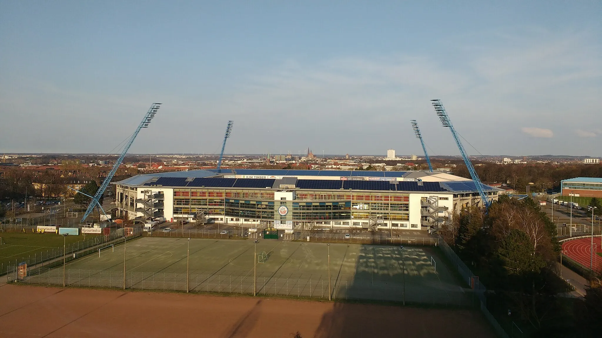 Photo showing: Ostseestadion in Rostock, Germany