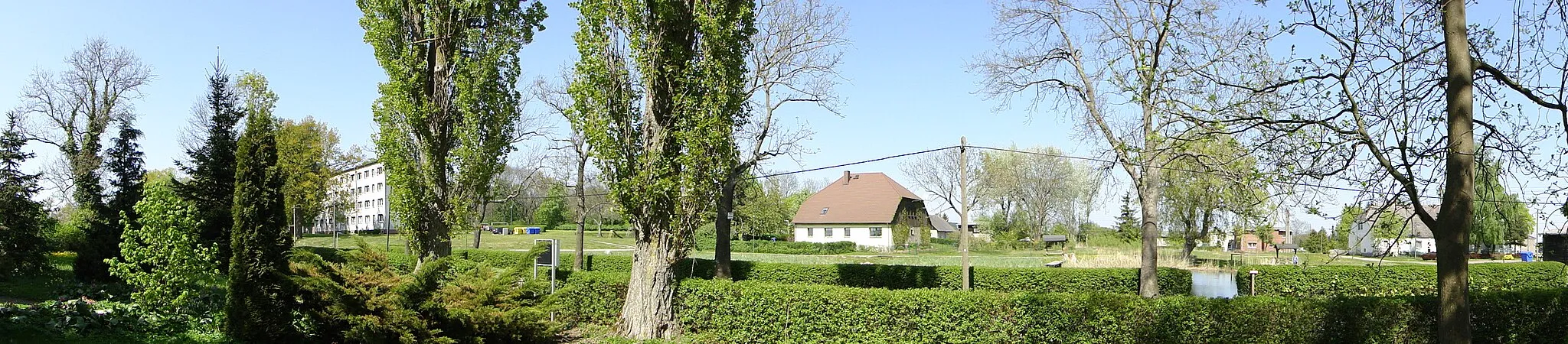 Photo showing: Panoramic view in Voigtsdorf, district Mecklenburg-Strelitz, Mecklenburg-Vorpommern, Germany