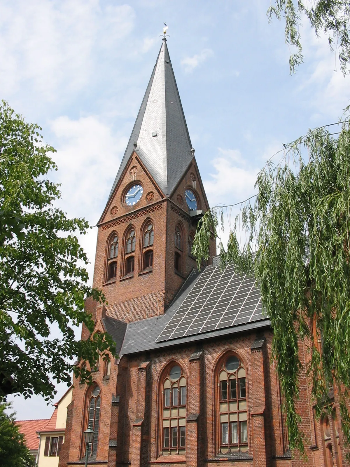 Photo showing: Lutheran church in Hagenow, disctrict Ludwigslust, Mecklenburg-Vorpommern, Germany