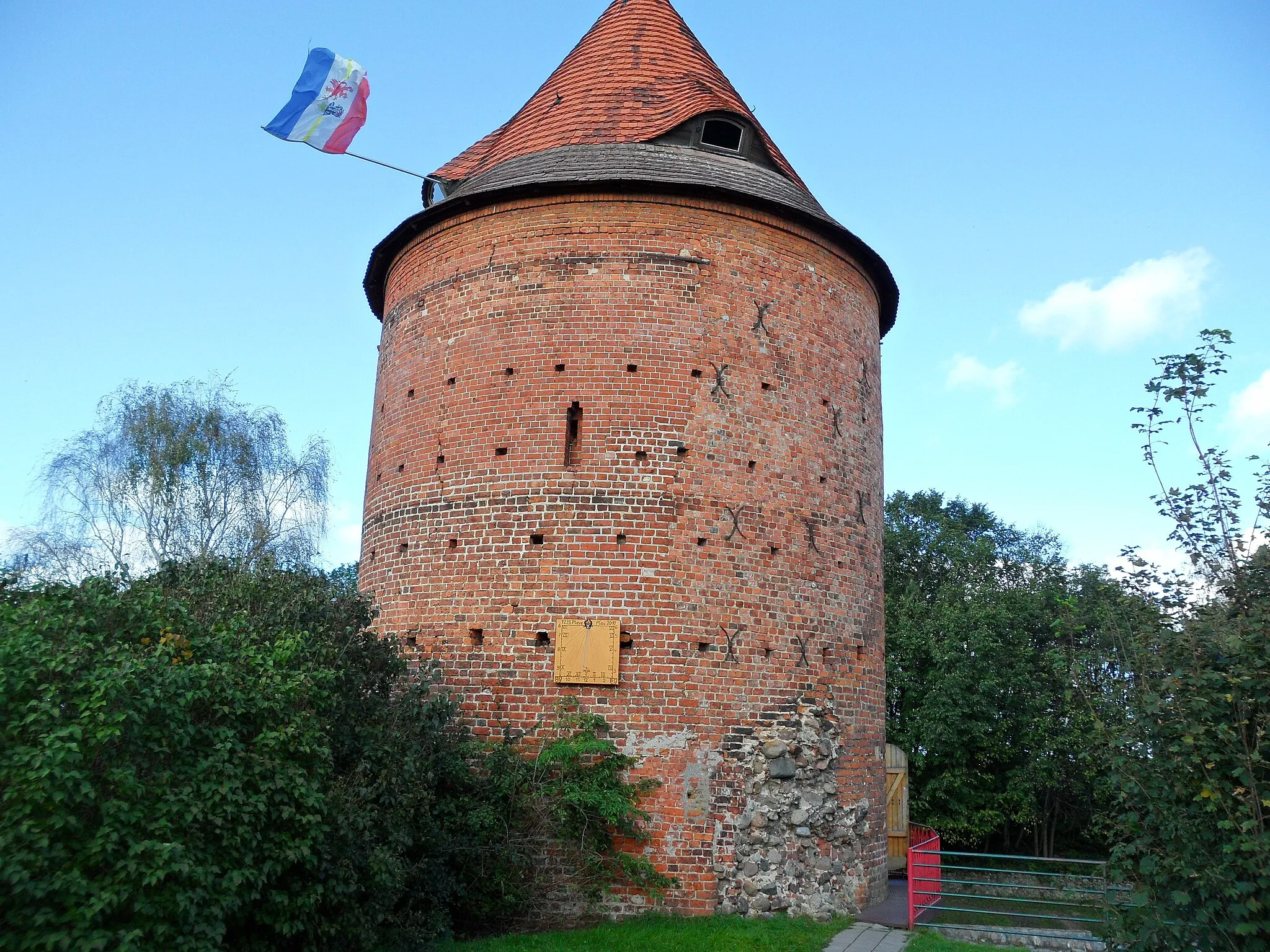 Photo showing: Burgturm Plau am See