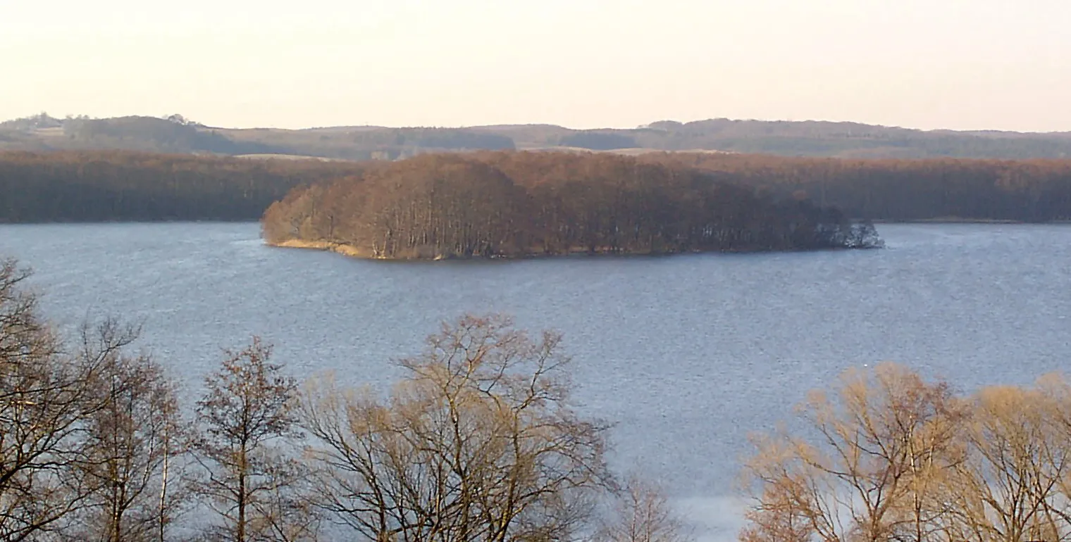 Photo showing: Die Insel Hanfwerder in der Lieps heute.