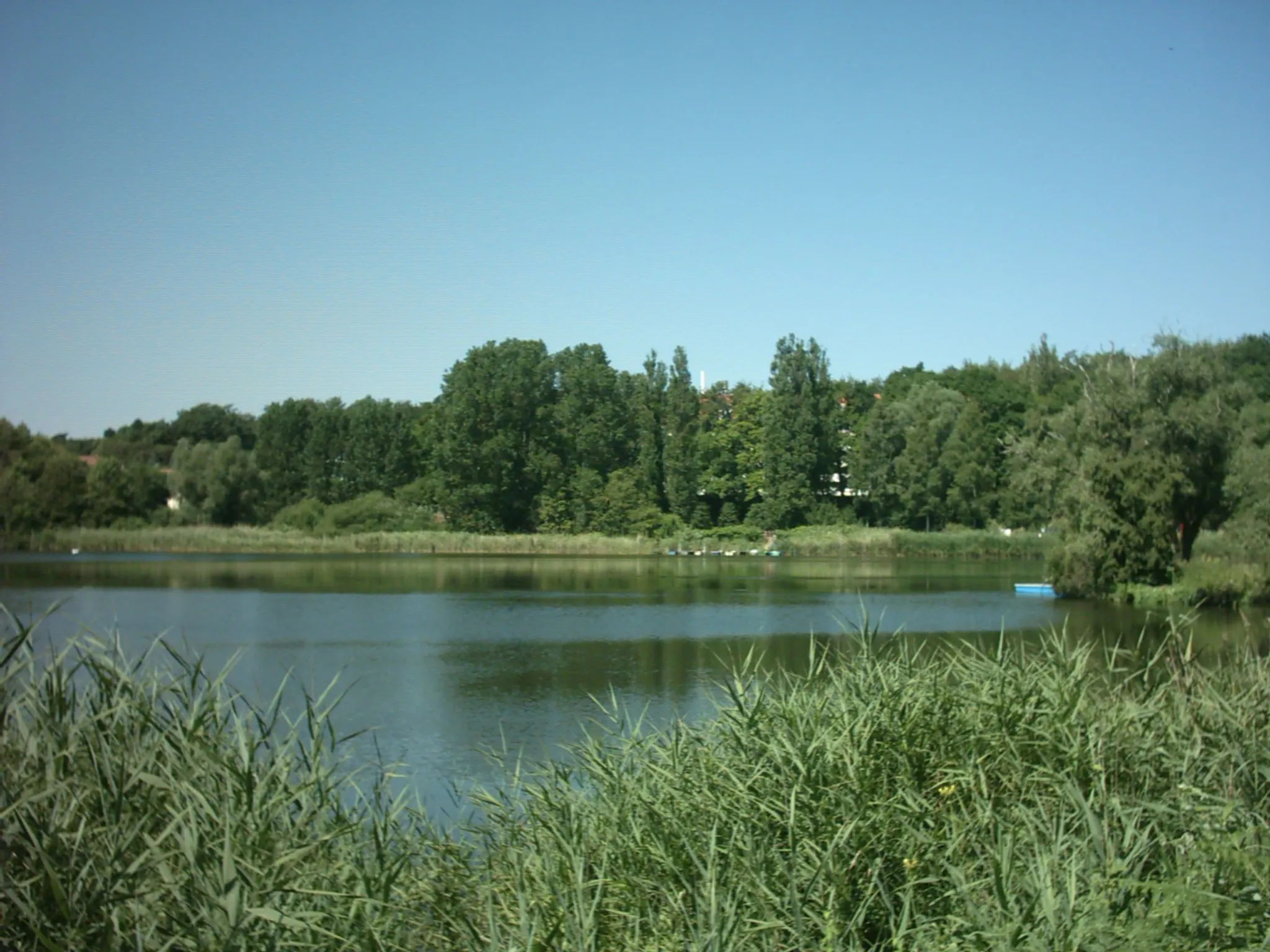 Photo showing: Der Kölpinsee in Loddin (Usedom).