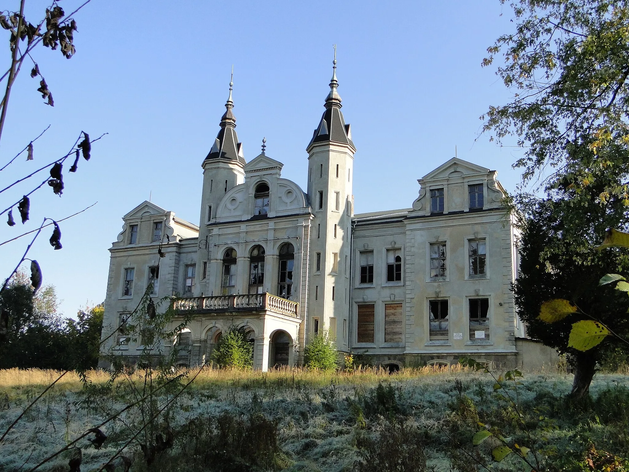 Photo showing: Manor house in Mallin, district Müritz, Mecklenburg-Vorpommern, Germany