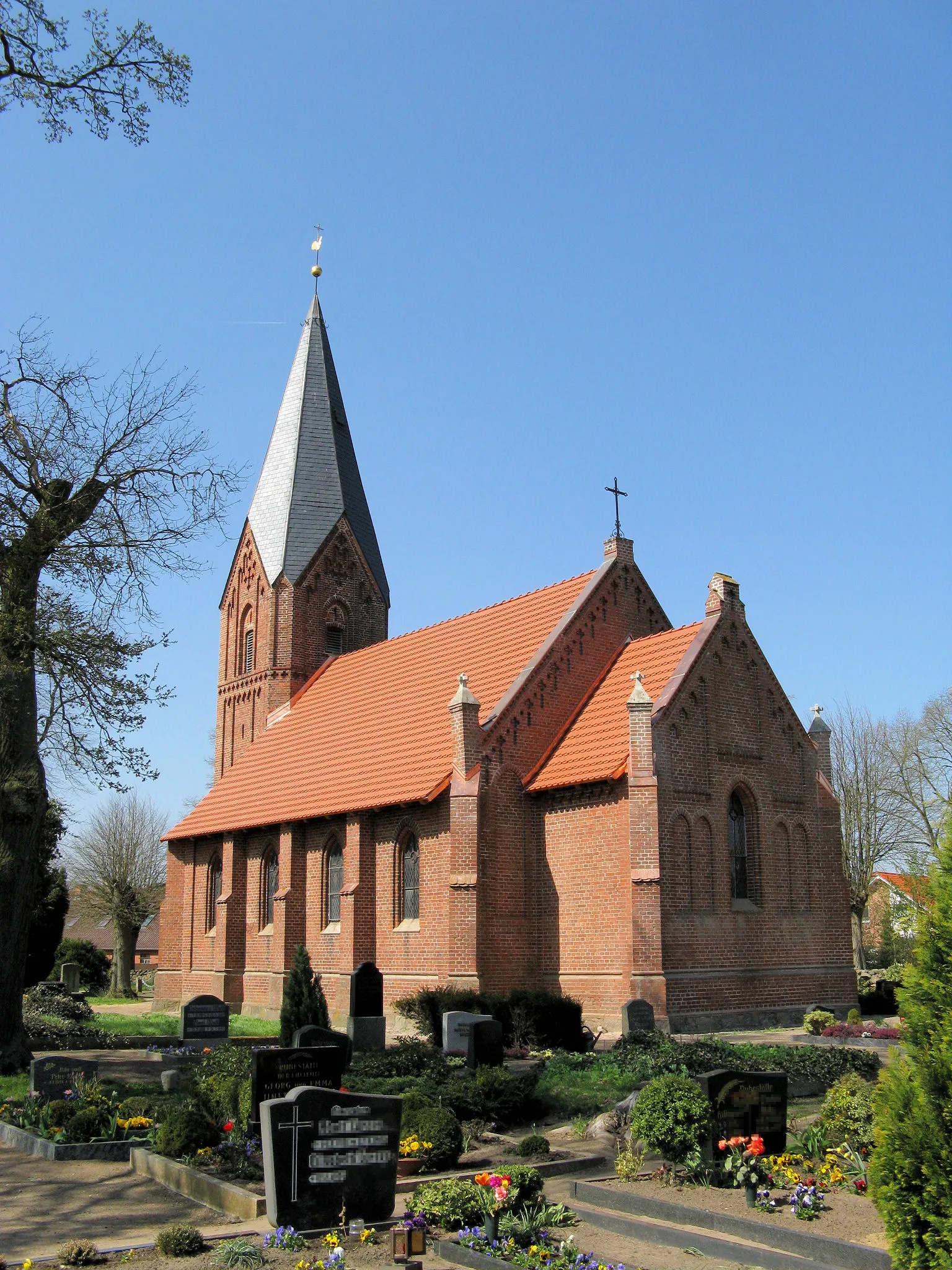 Photo showing: Church in Barnin, district Ludwigslust-Parchim, Mecklenburg-Vorpommern, Germany