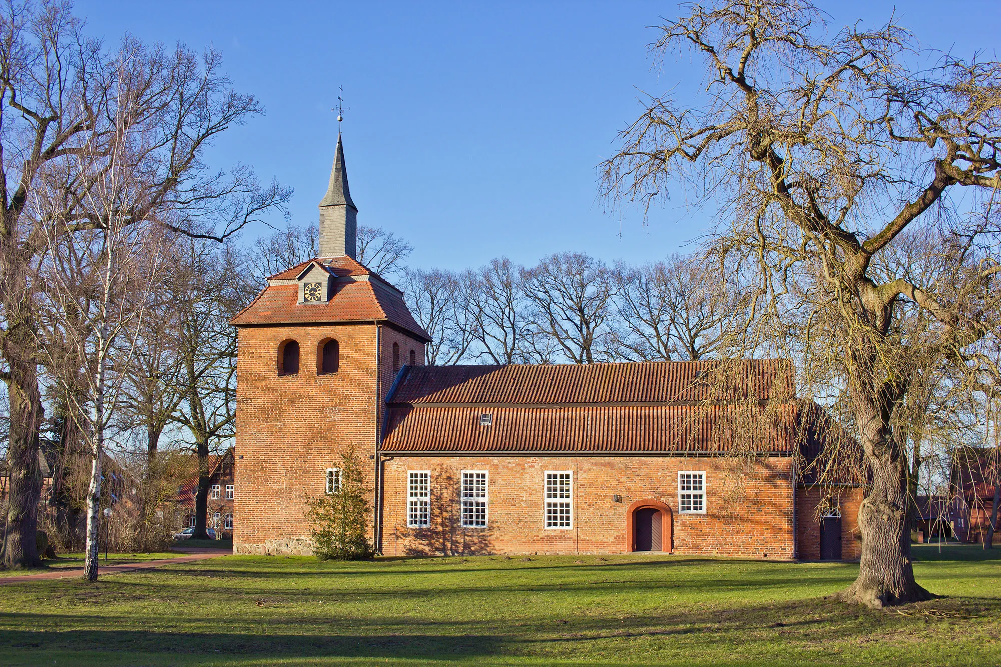 Photo showing: Church of the village Quickborn (district Lüchow-Dannenberg, northern Germany).