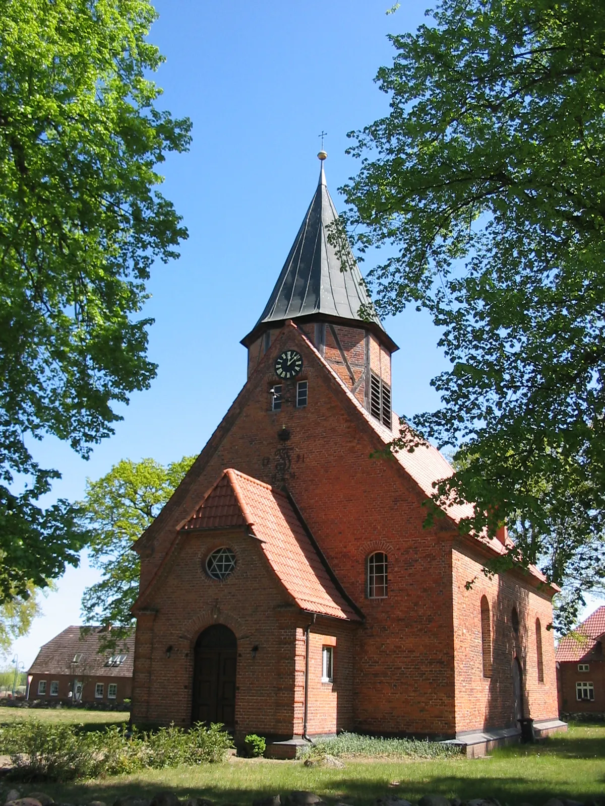 Photo showing: Kirche in Groß Laasch (Germany)