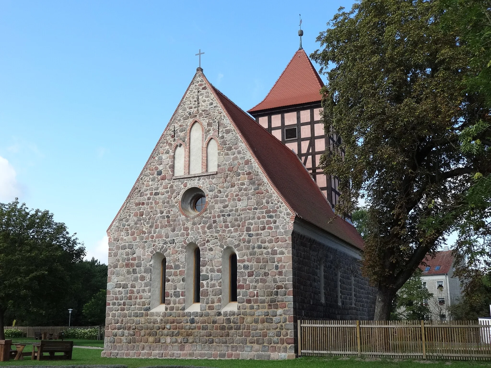 Photo showing: Frühgotische Feldsteinkirche in Malchow, ein Ortsteil von Göritz im Landkreis Uckermark aus der zweiten Hälfte des 13. Jahrhunderrs