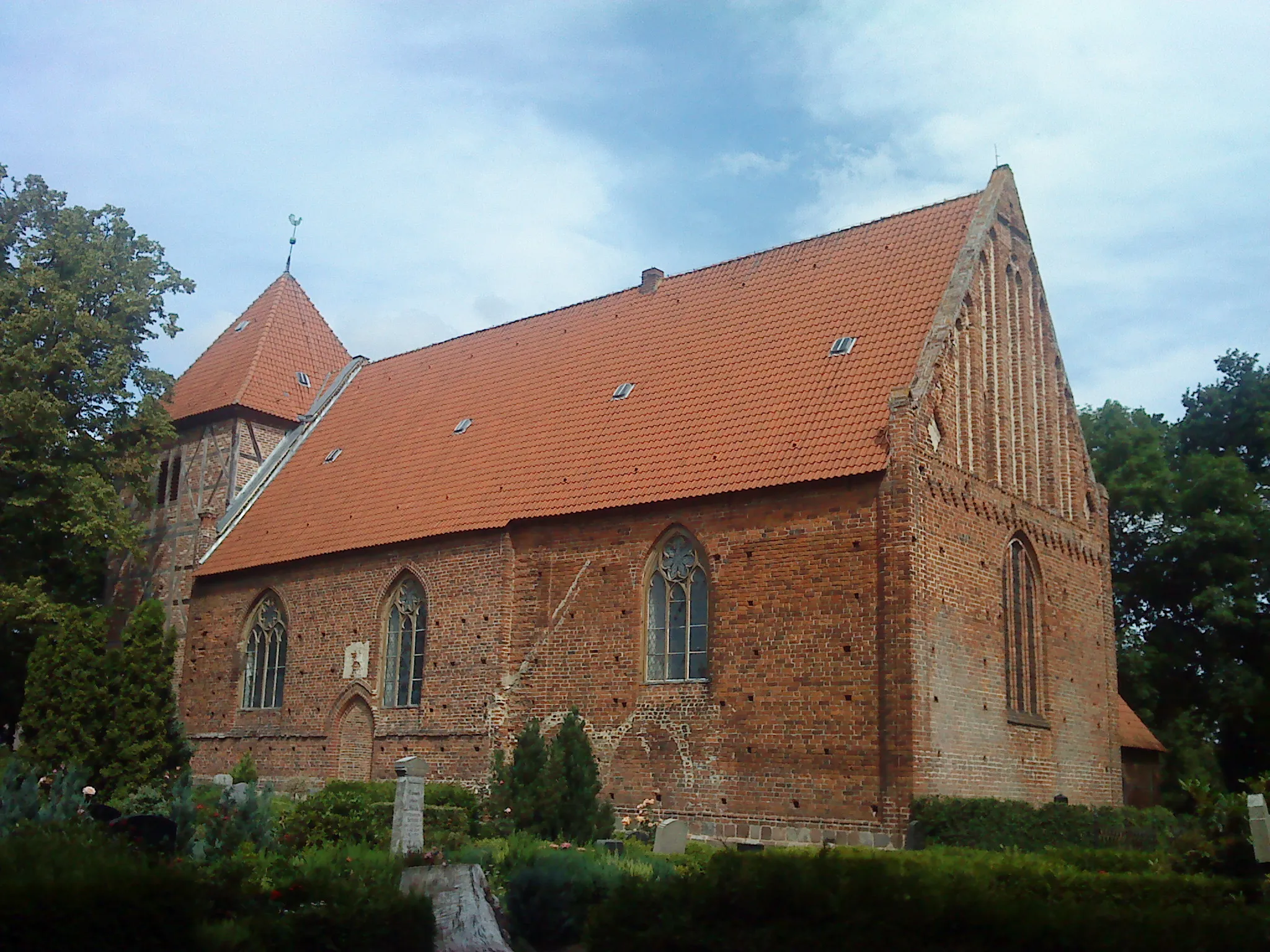 Photo showing: Church of Neuenkirchen, Landhagen, Ostvorpommern